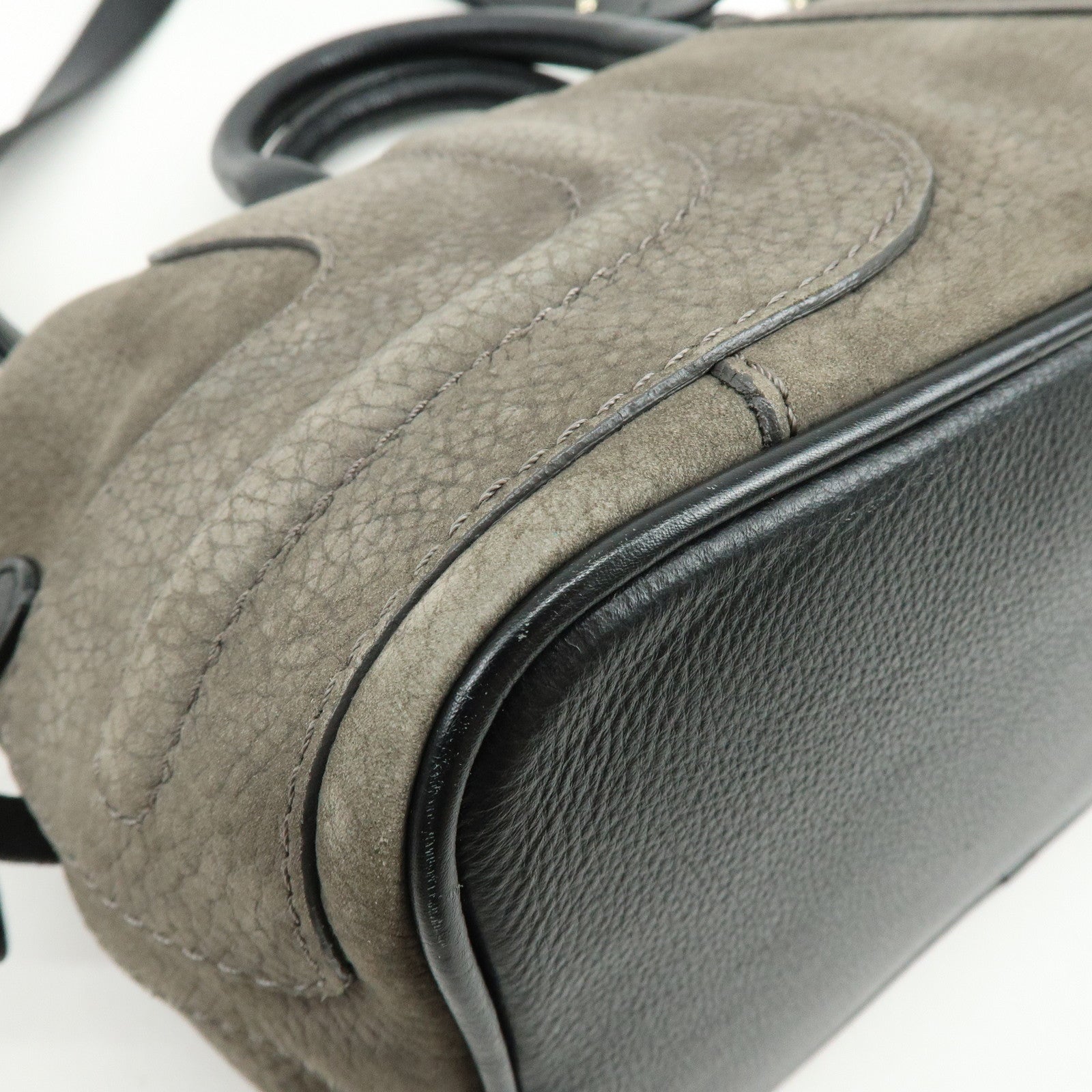 Chloe See By Chloe Suede Leather 2Way Shoulder Bag Hand Bag Gray