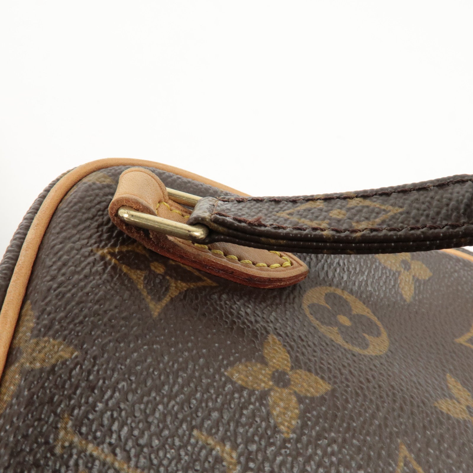 Louis Vuitton Monogram Pochette Marly Bandouliere Bag Brown M51828 Used