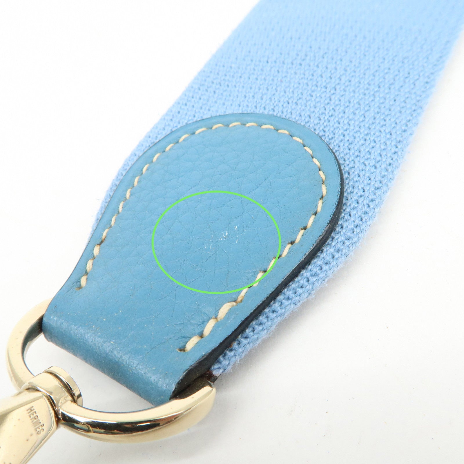 HERMES Taurillon Clemence Canvas Evelyne 3PM L Stamped Shoulder Bag