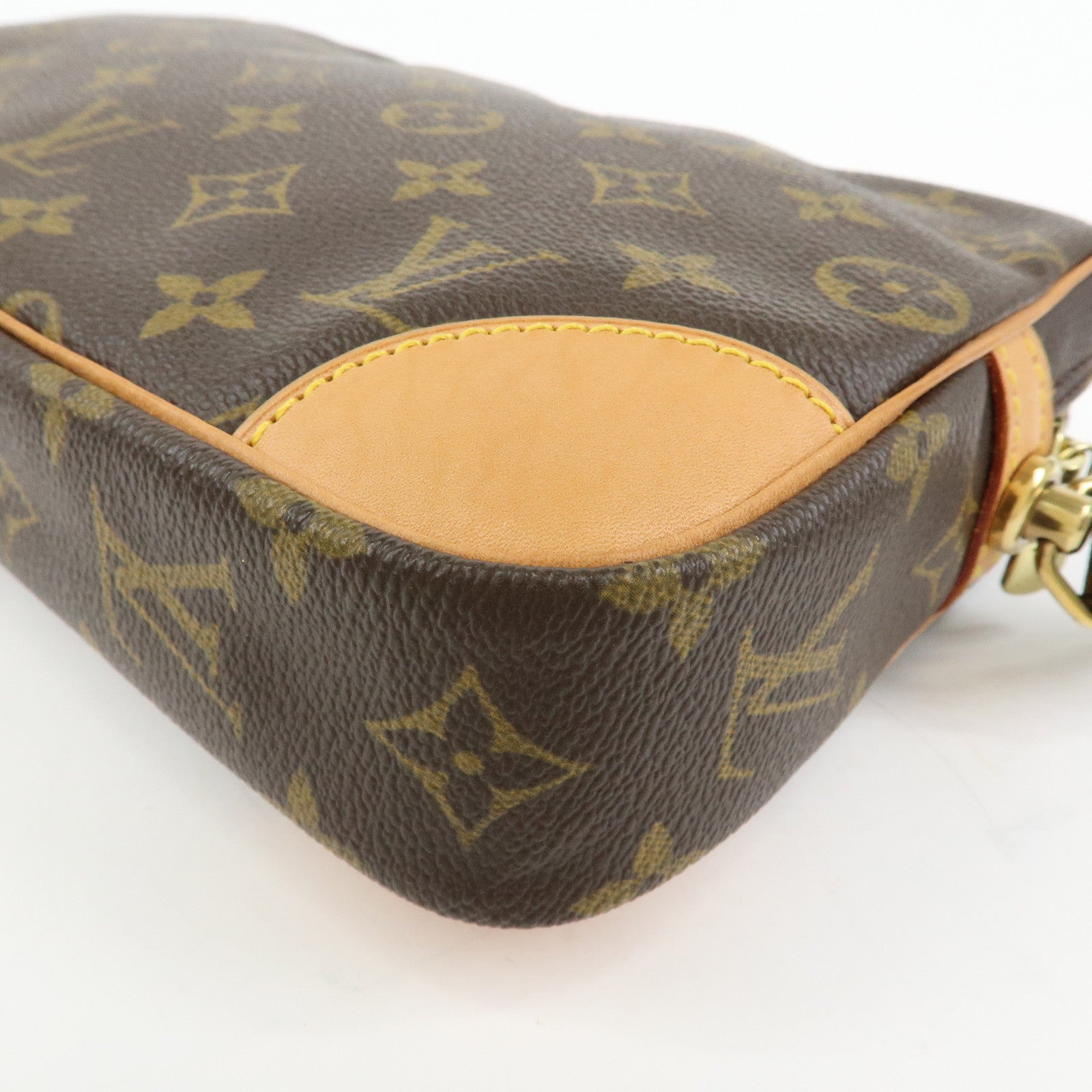 Louis Vuitton Monogram Marly Dragonne GM Clutch Bag Brown M51825