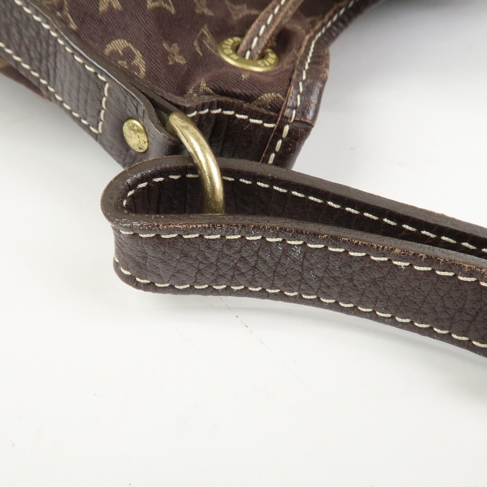 Louis Vuitton Monogram Mini Lin Noe Shoulder Bag Ebene M95229