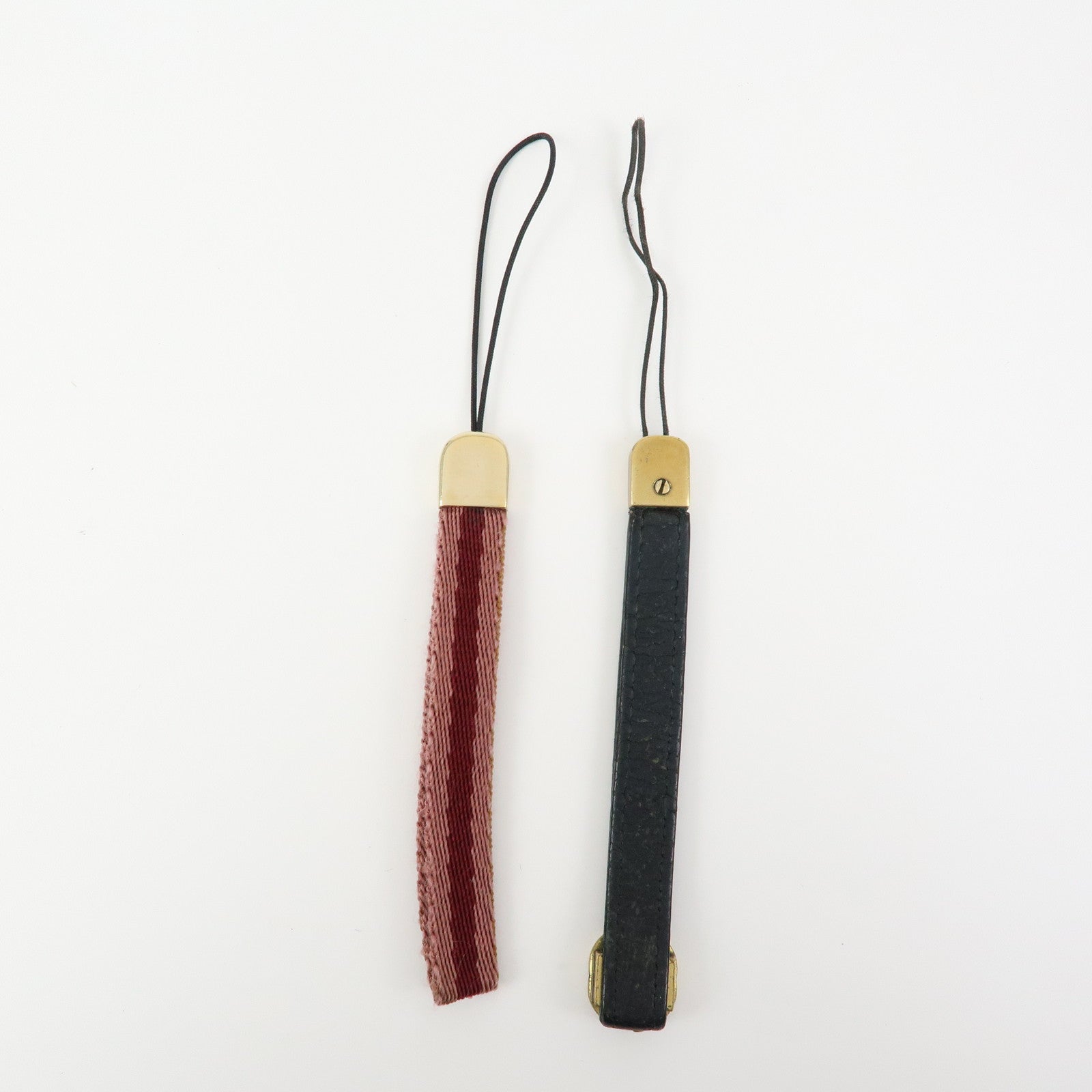 GUCCIS Sherry GG Marmont Set of 2 Metal Canvas Bag Charm 106697