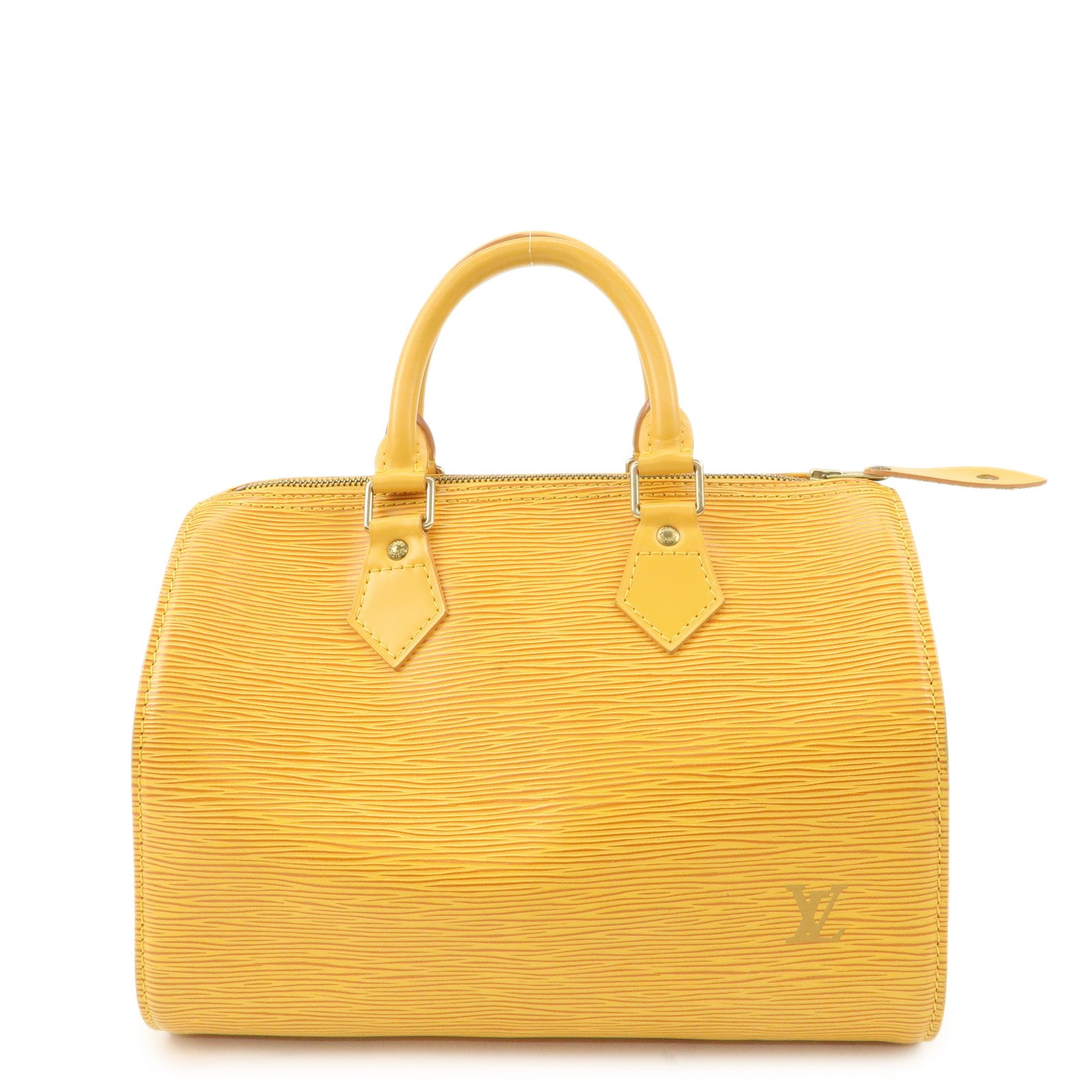Louis Vuitton Epi Speedy 25 Boston Bag Hand Bag Yellow M43019