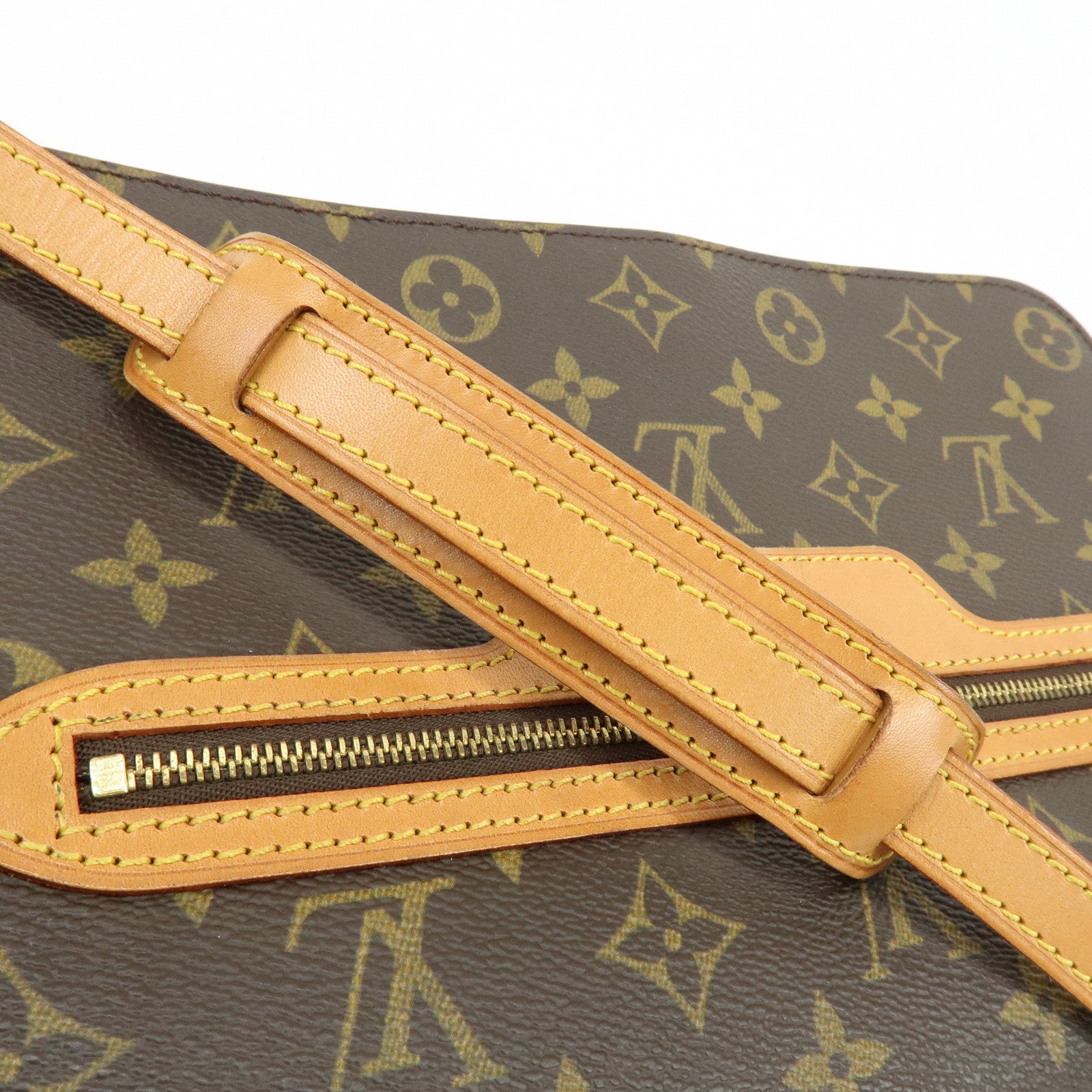 Louis Vuitton Monogram Saint Germain 28 Shoulder Bag Brown M51207