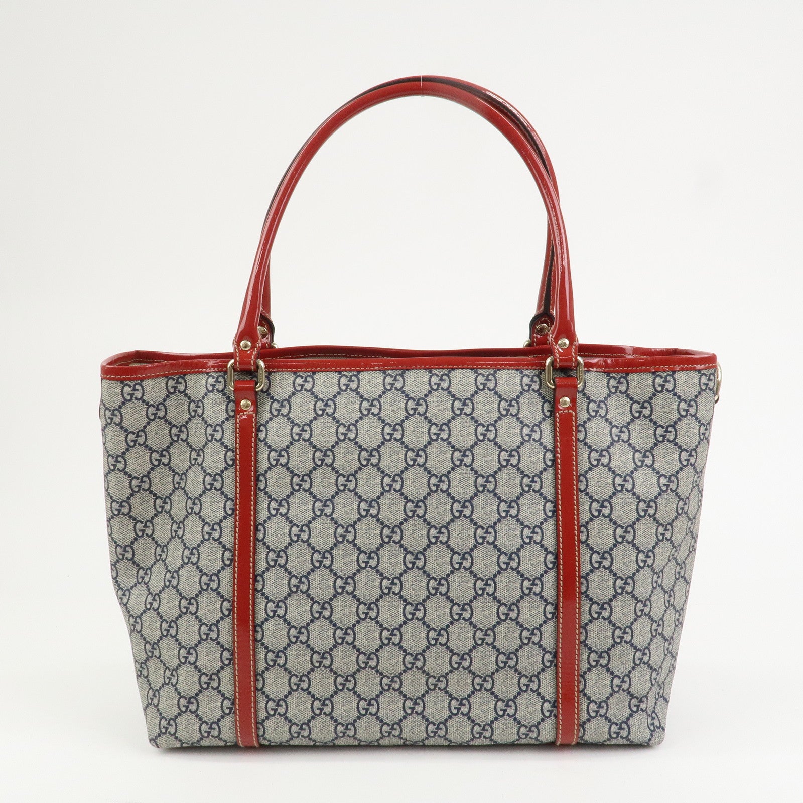 GUCCI JOY Collection GG Supreme PVC Patent Leather Tote Bag 197953