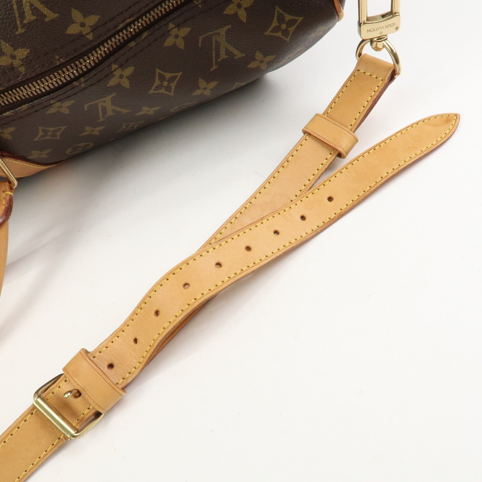Louis Vuitton Monogram Keep All Bandouliere 60 Boston Bag M41412