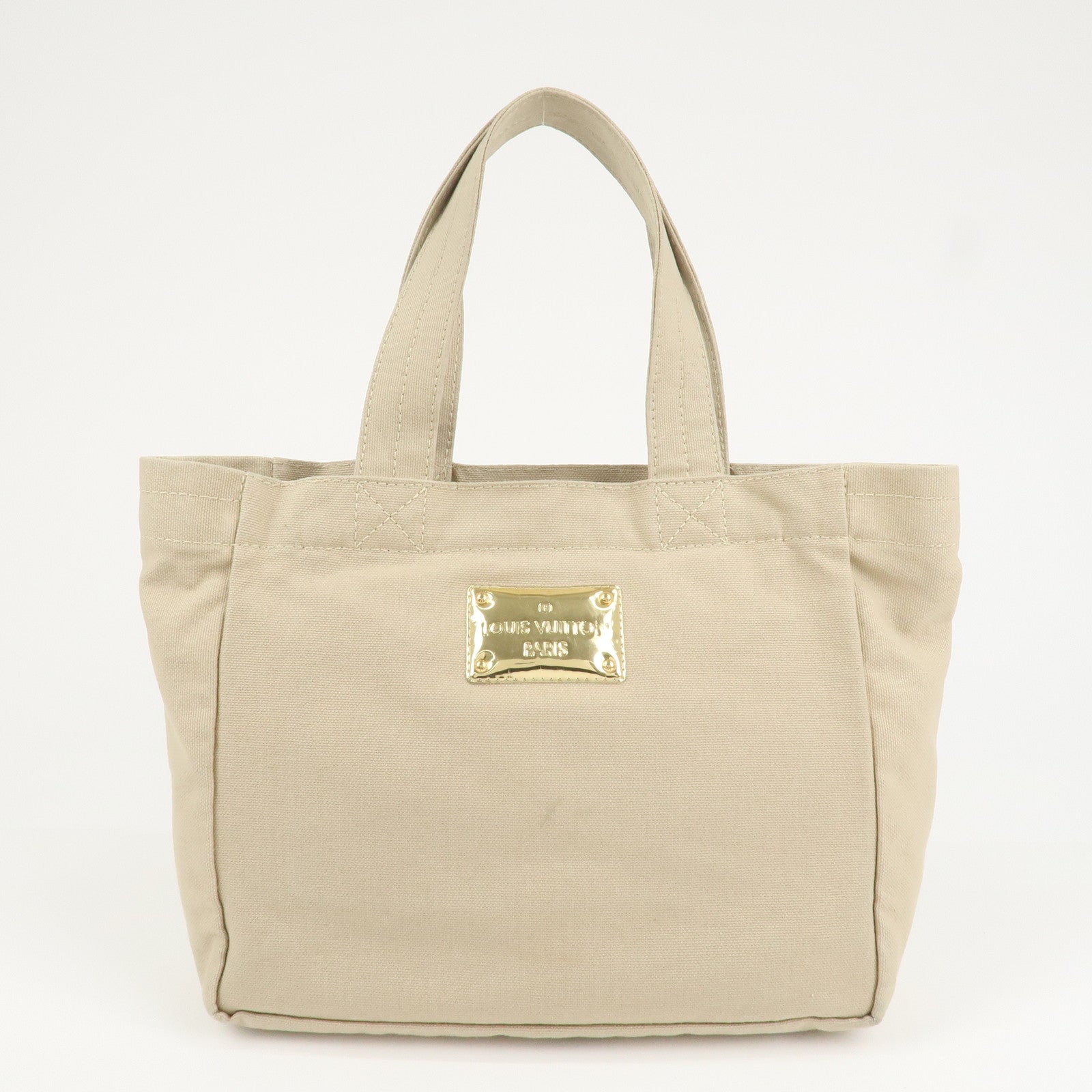 Louis Vuitton Canvas That's Love Tote Bag Hand Bag Ivory M95468 Used