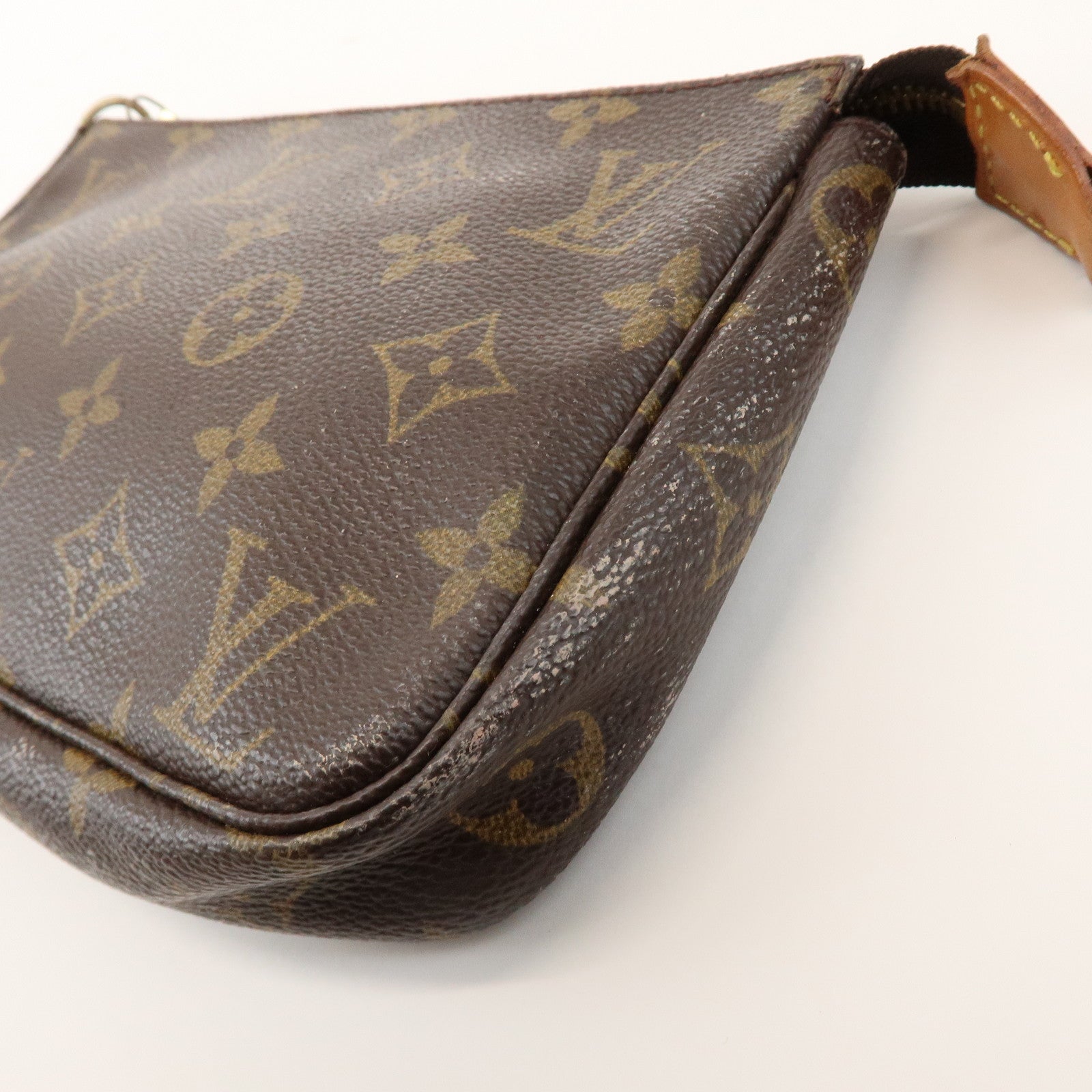 Louis Vuitton Monogram Pochette Accessoires Pouch Hand Bag M51980