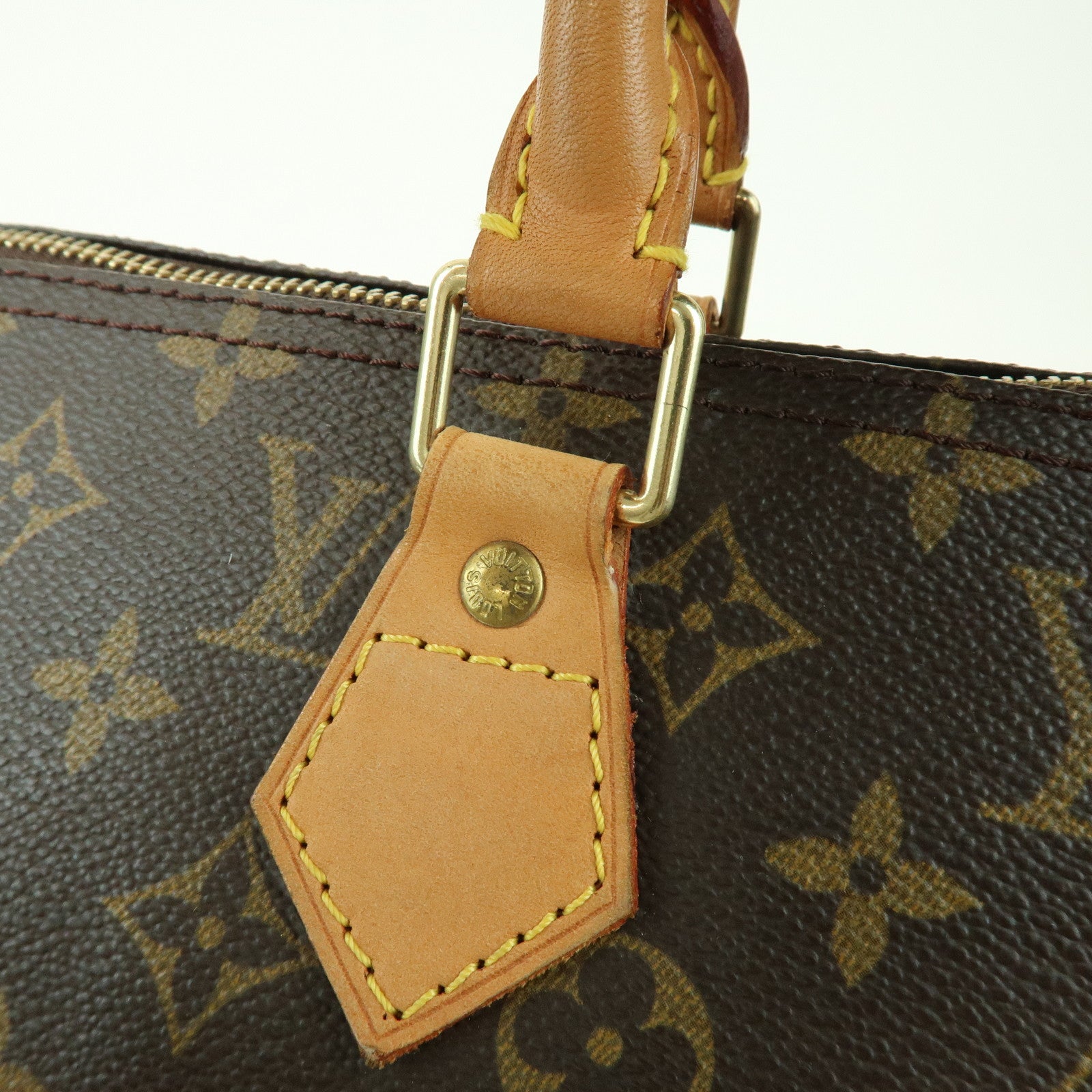 Louis Vuitton Monogram Speedy 40 Hand Bag Boston Bag Brown M41522