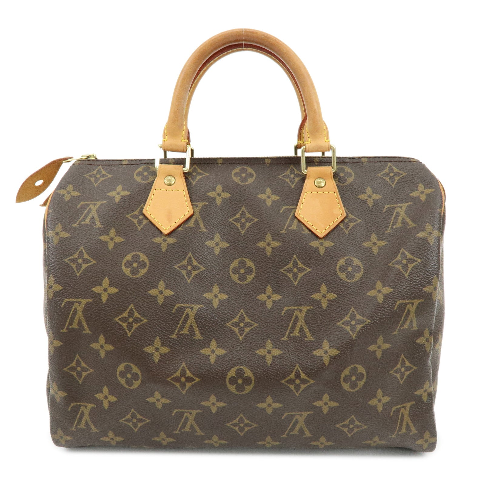 Louis Vuitton Monogram Speedy 30 Boston Bag Hand Bag Brown M41526