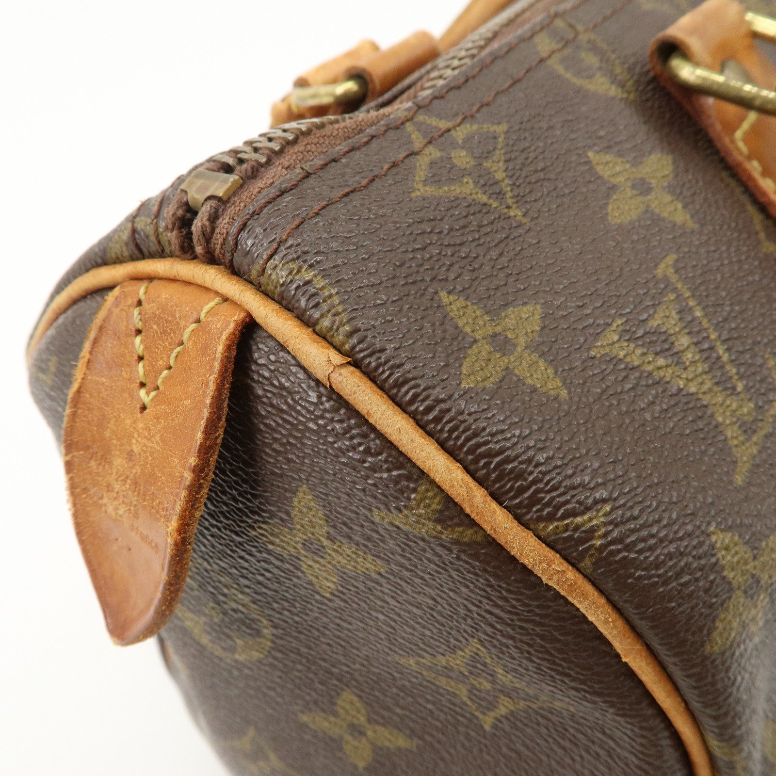Louis Vuitton Monogram Speedy 30 Hand Bag Boston Bag M41526 Used