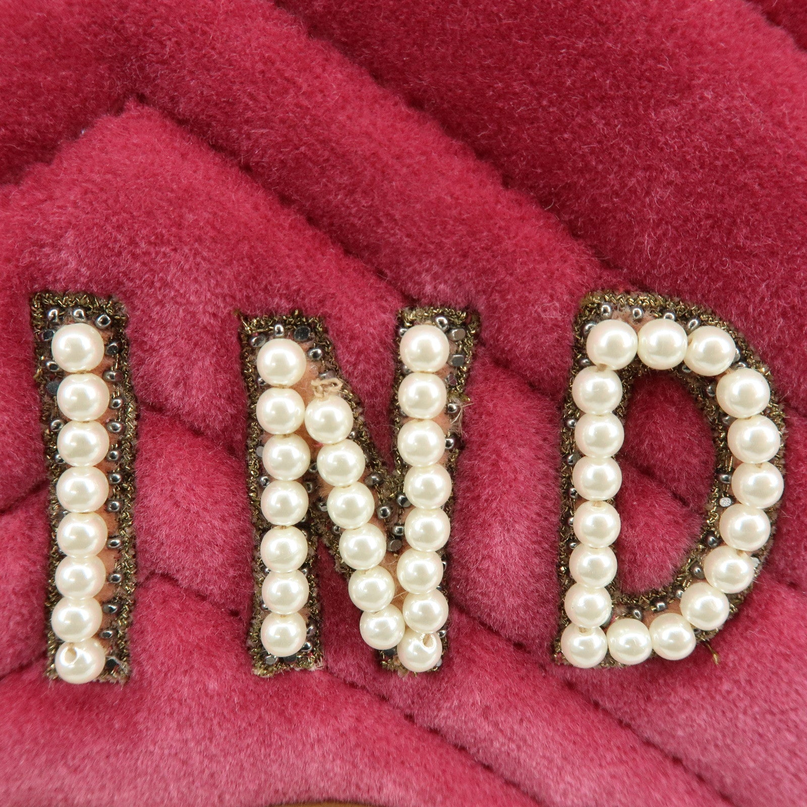 GUCCI GG Marmont Velour Leather Chain Shoulder Bag Pink 443496