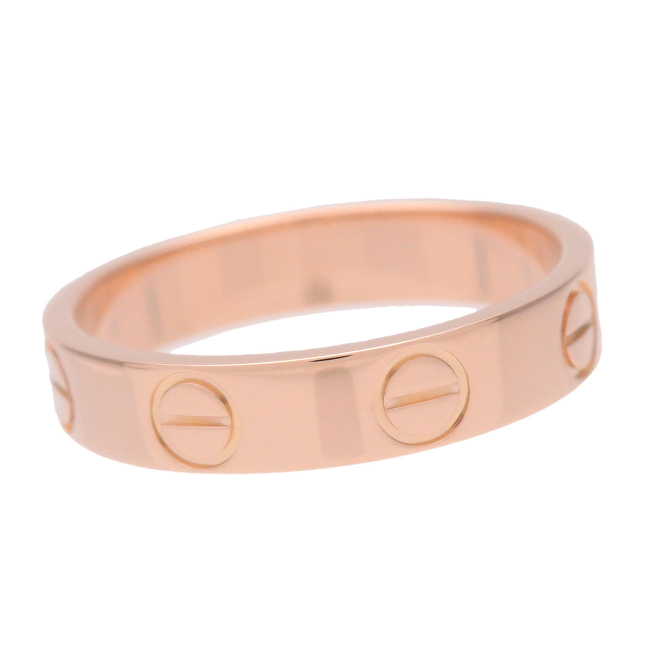 Cartier Mini Love Ring K18 750PG #47 US4.25-4.5 EU47 HK9