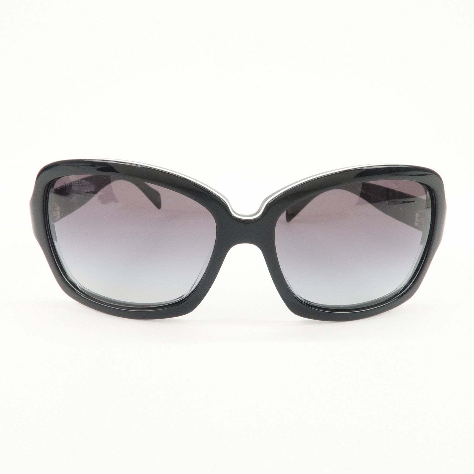 CHANEL COCO Mark Sunglasses Black 5143-A c.1138/3C 58□15 135