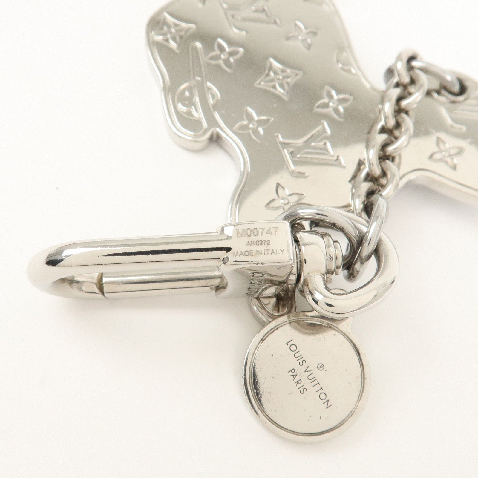 Louis Vuitton Monogram Bijou Sac Dog Bag Charm Key Charm M00747