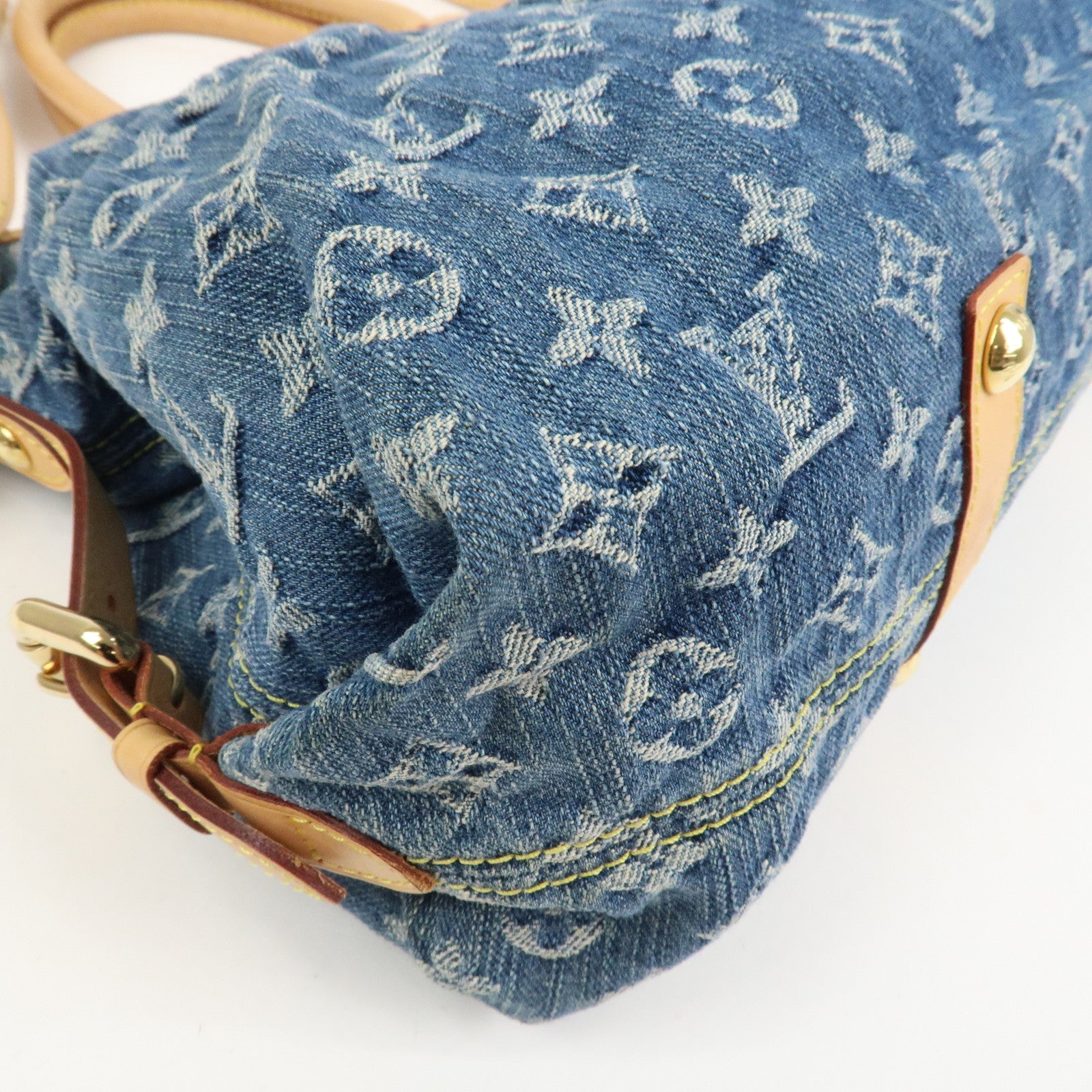 Louis Vuitton Monogram Denim Neo Cabby MM 2Way Bag Blue M95349
