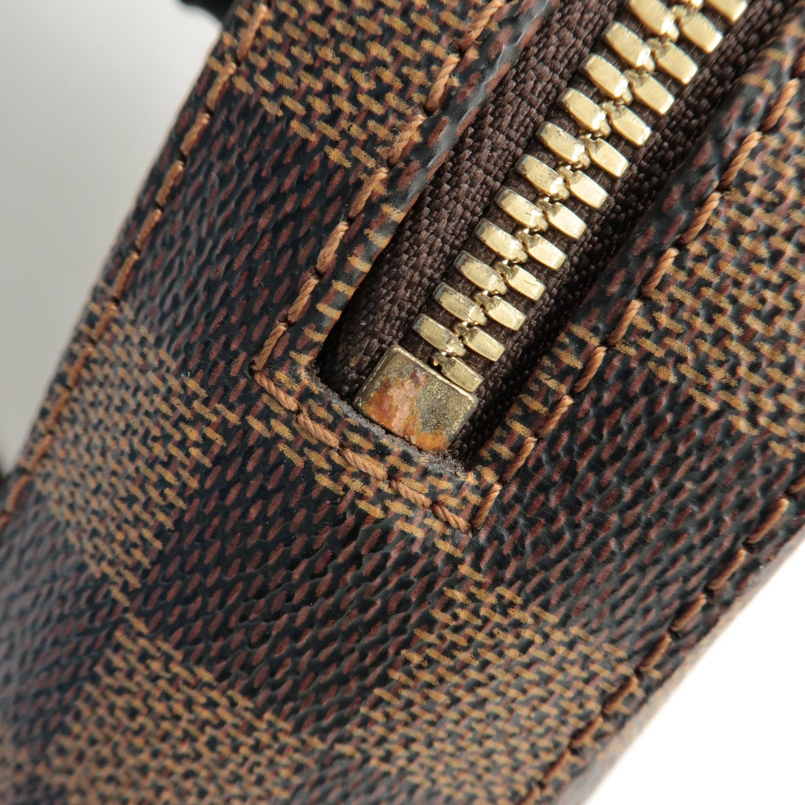 Louis Vuitton Damier Ebene Geronimos Crossbody Bag Waist Bag N51994 Used