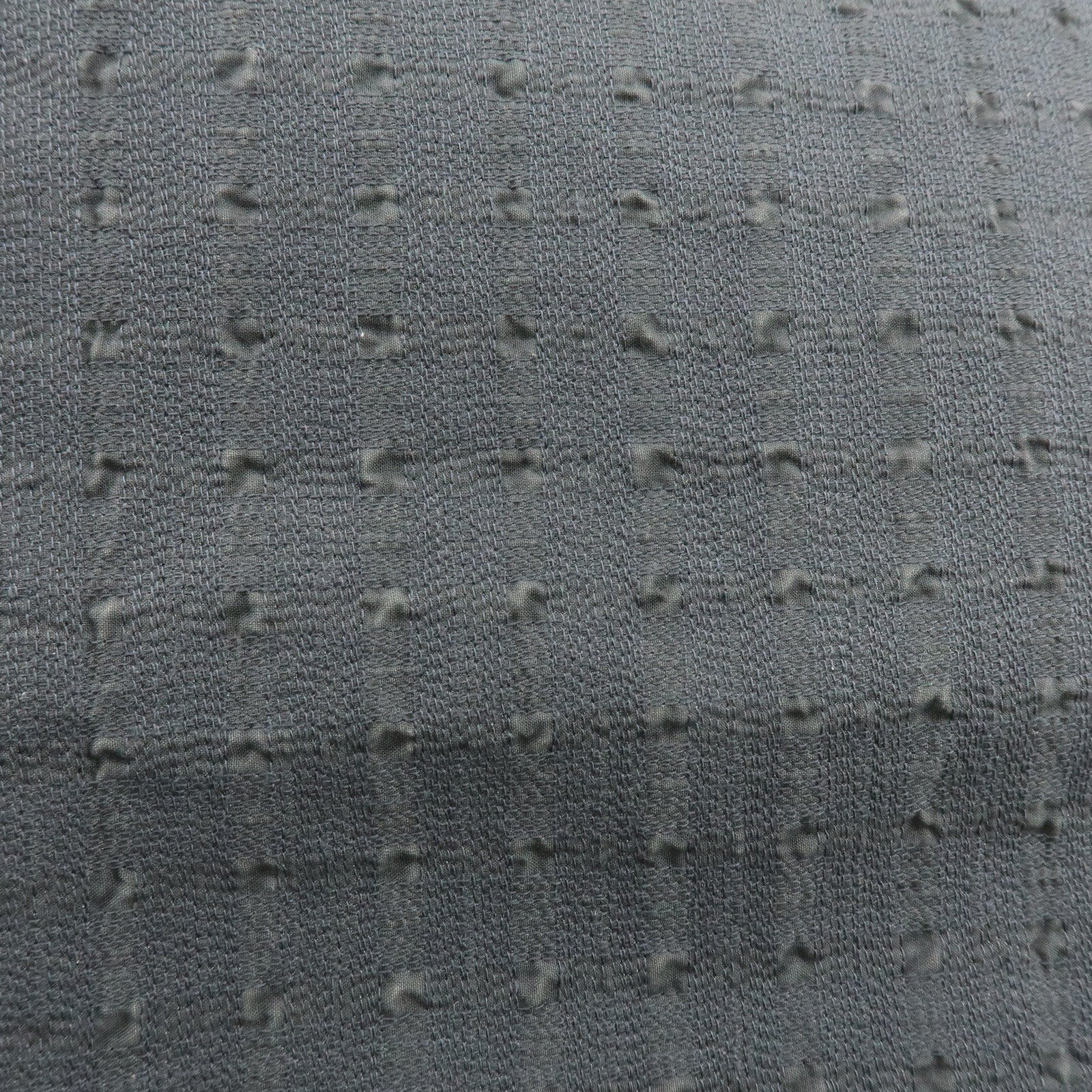 HERMES Amedaba GM Canvas Leather Tote Bag Hand Bag Gray