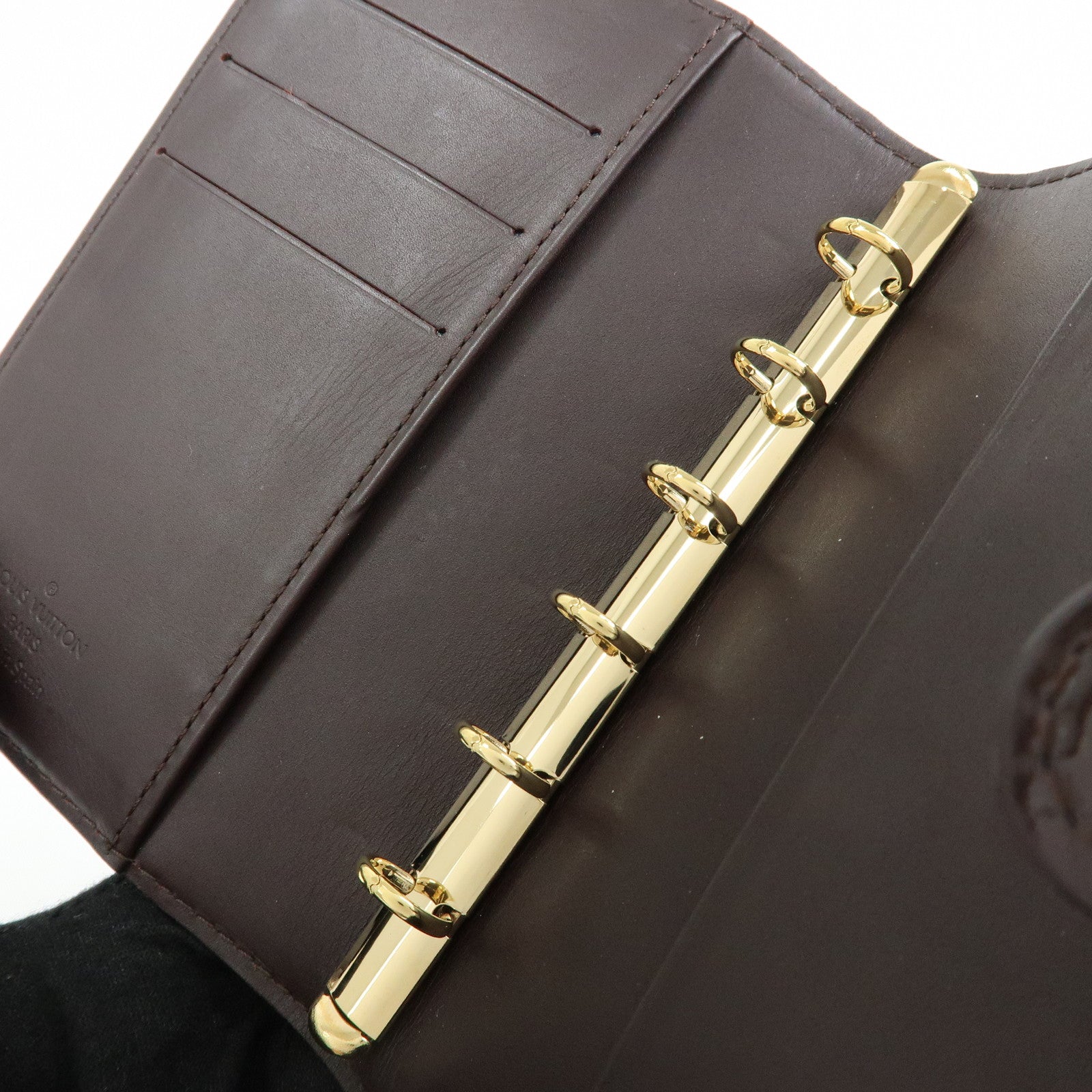 Louis Vuitton Monogram Vernis Leather Agenda PM Amarante R21026