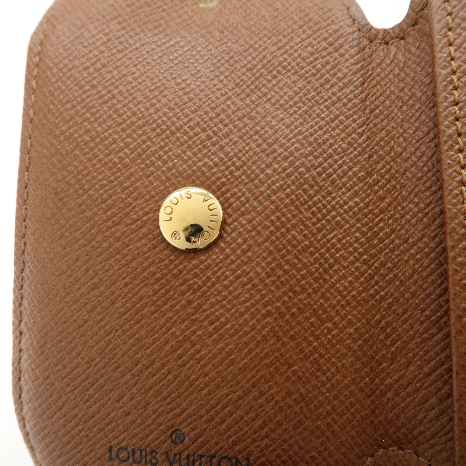 Louis Vuitton Monogram Multicles Rond PM Key Case Brown M60115