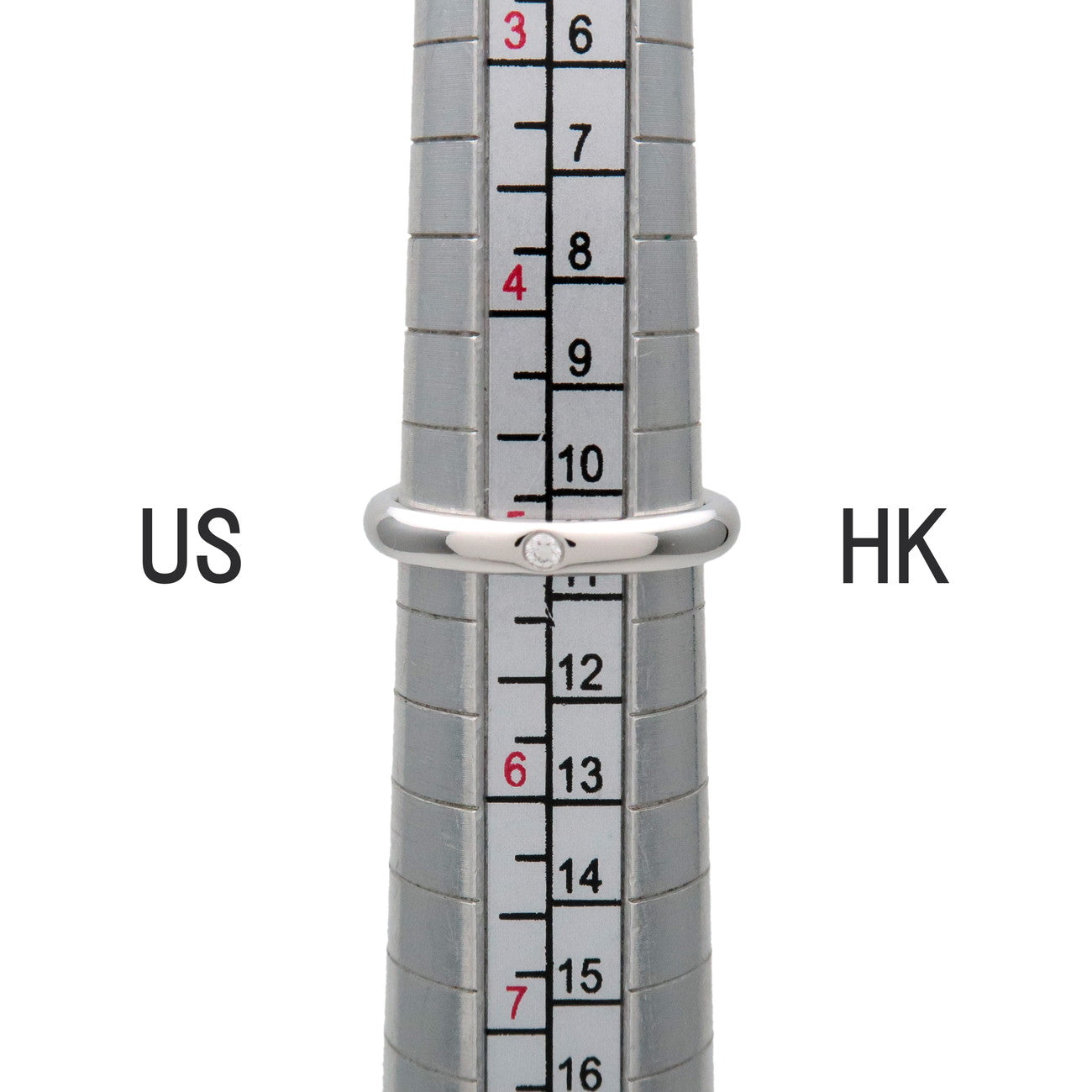 Tiffany & Co Stacking Band 1P Diamond Ring PT950 Platinum US5 EU49