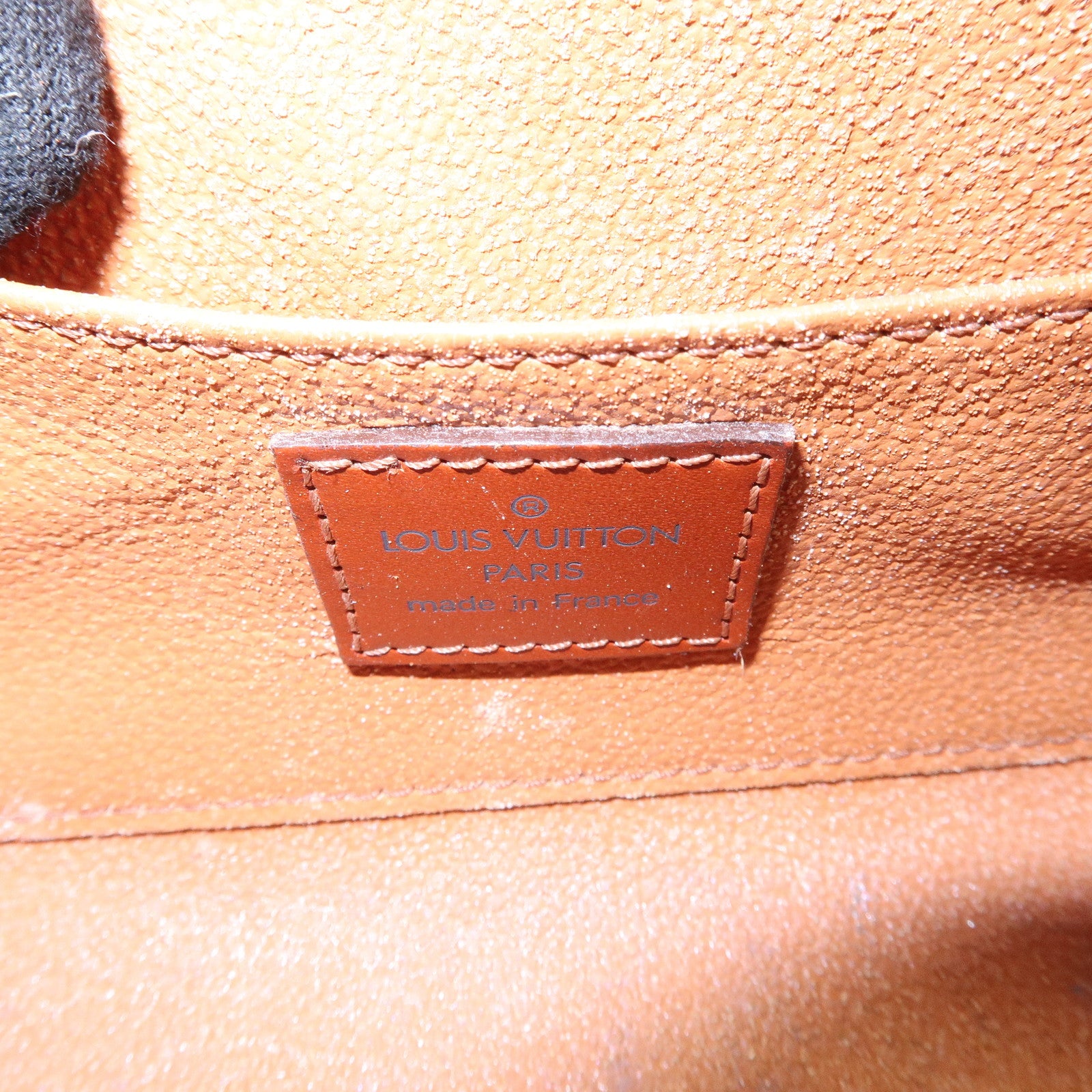 Louis Vuitton Set of 2 Epi Pouch Brown Yellow M52949 M48443 Used