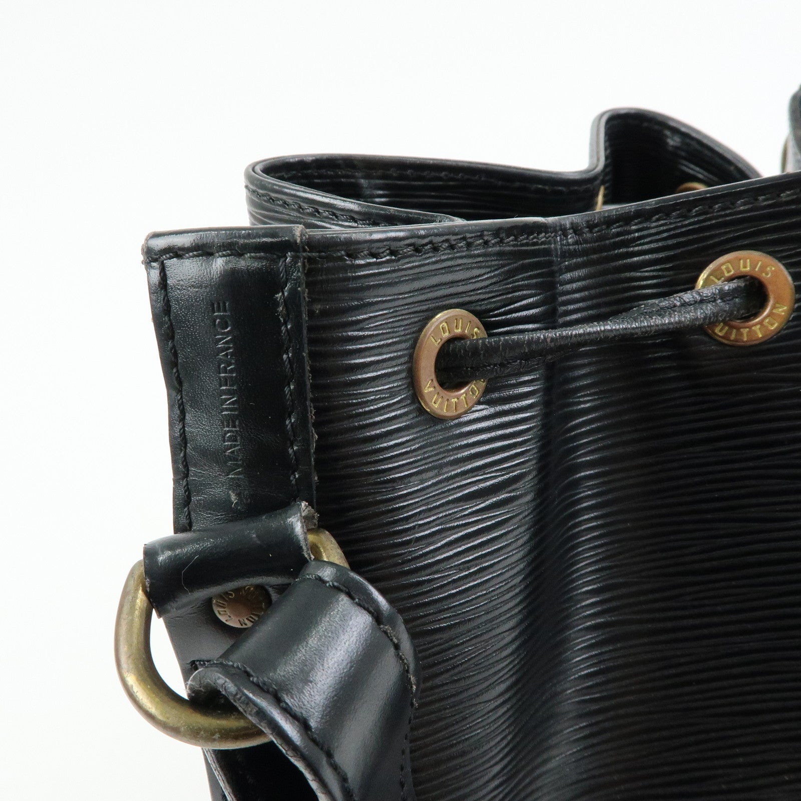 Louis Vuitton Epi Petit Noe Shoulder Bag Noir Black M59012