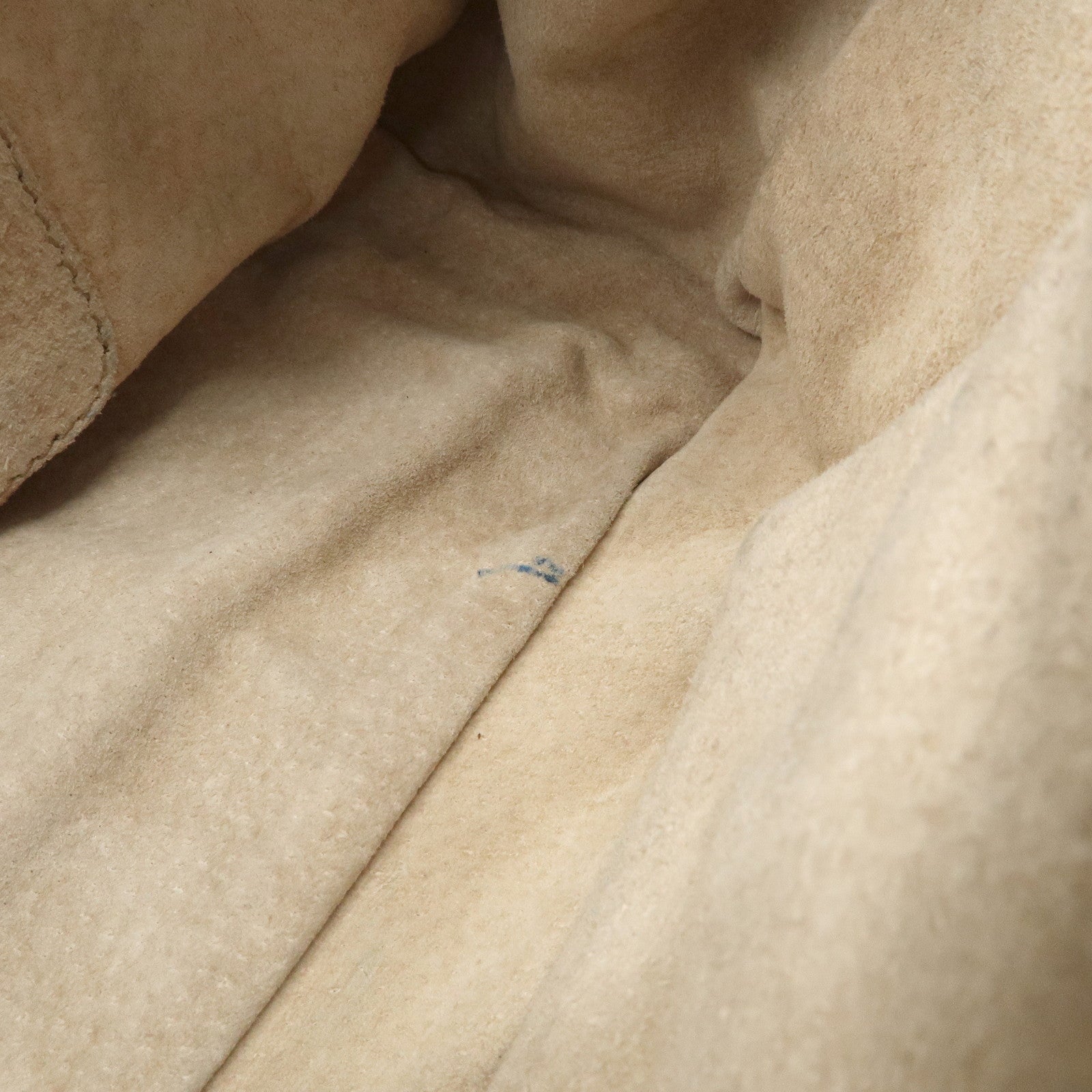 PRADA Leather Chain Shoulder Bag Blue Gold Hardware BR4659 Used