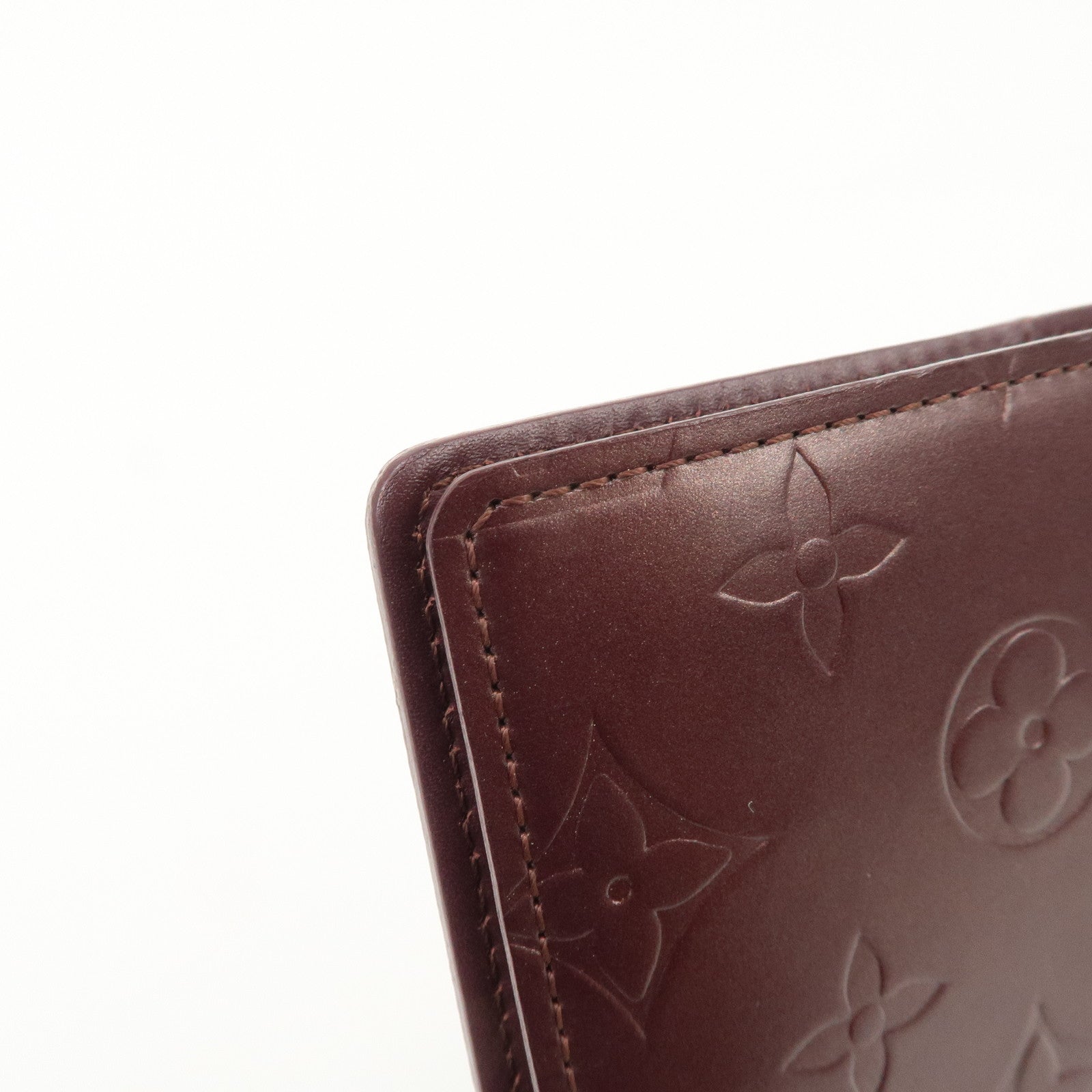 Louis Vuitton Monogram Matt Leather Agenda PM Planner Cover R20936 Used