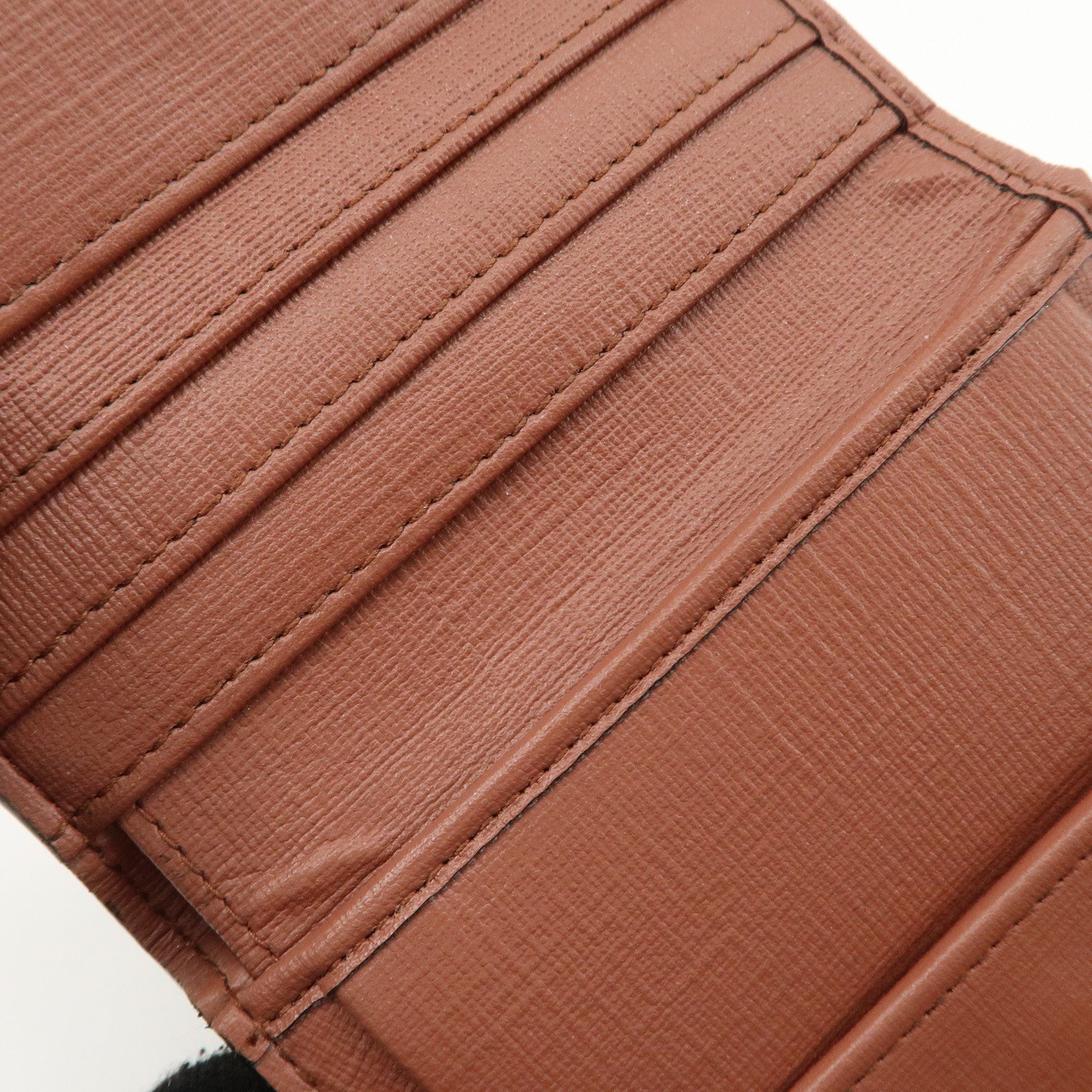 GUCCI Interlocking G GG Supreme Star Tri-Fold Compact Wallet 212106 Used