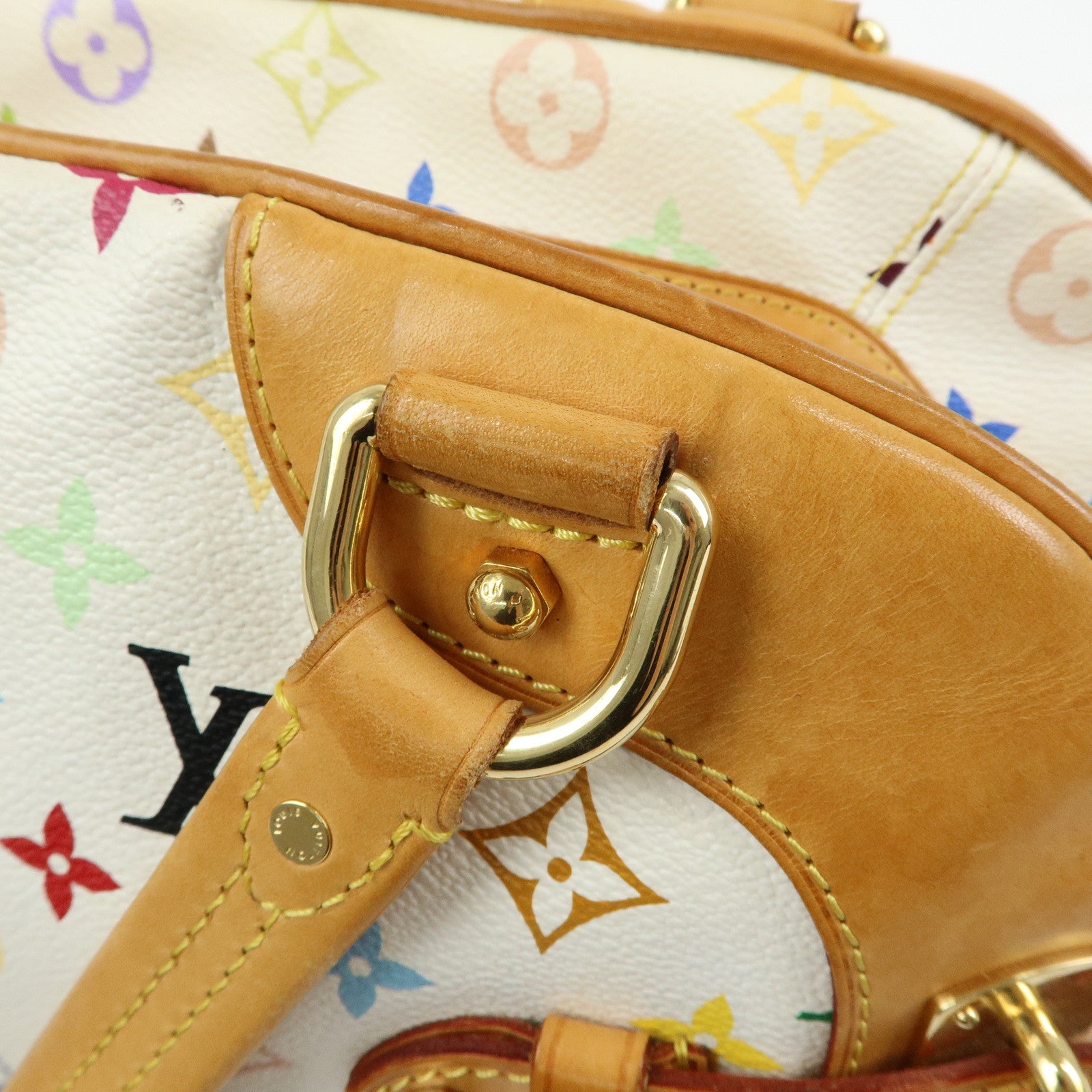 Louis Vuitton Monogram Multicolor Claudia Hand Bag Blanc M40193