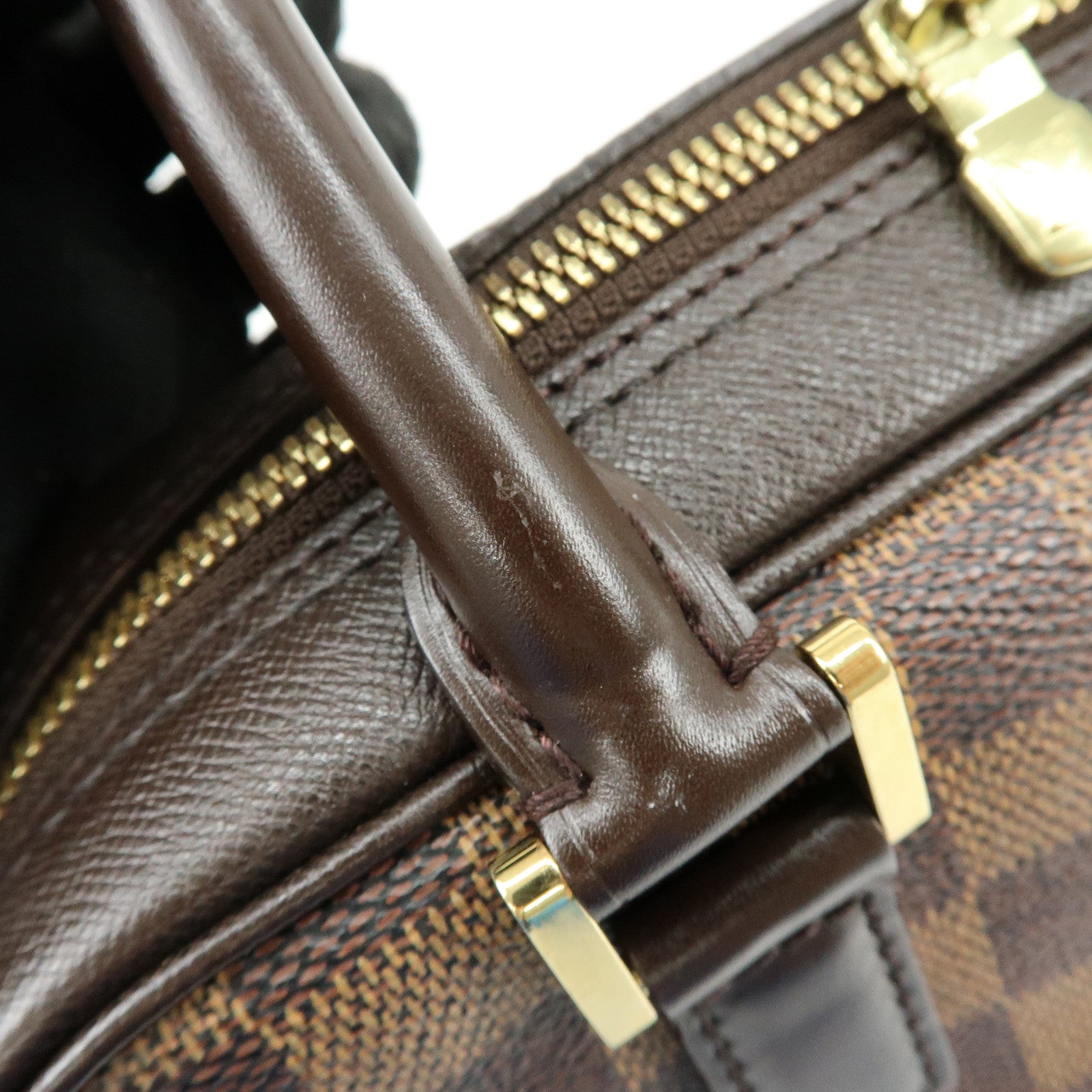 Louis Vuitton Damier Canvas Brera Hand Bag Ebene N51150