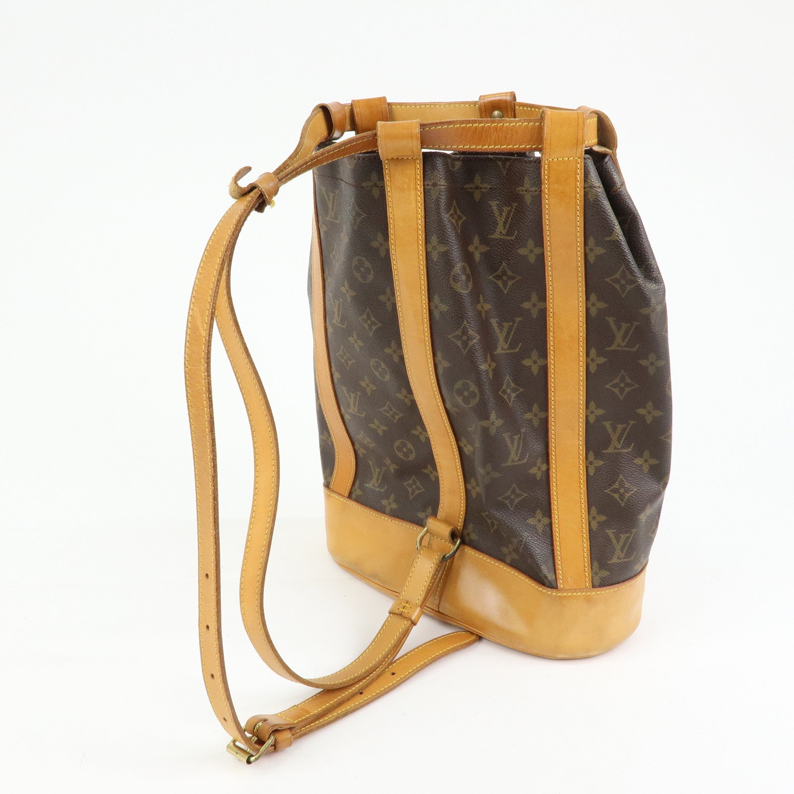 Louis Vuitton Monogram Randonnee PM Shoulder Bag Brown M42243