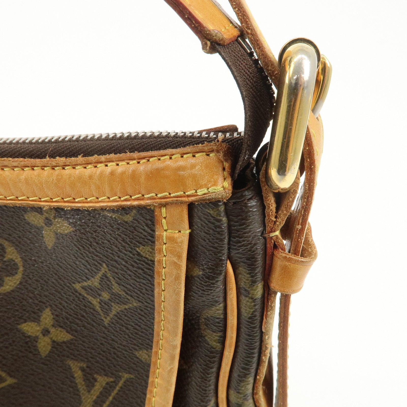 Louis Vuitton Monogram Tulum GM Shoulder Bag Brown M40075 Used