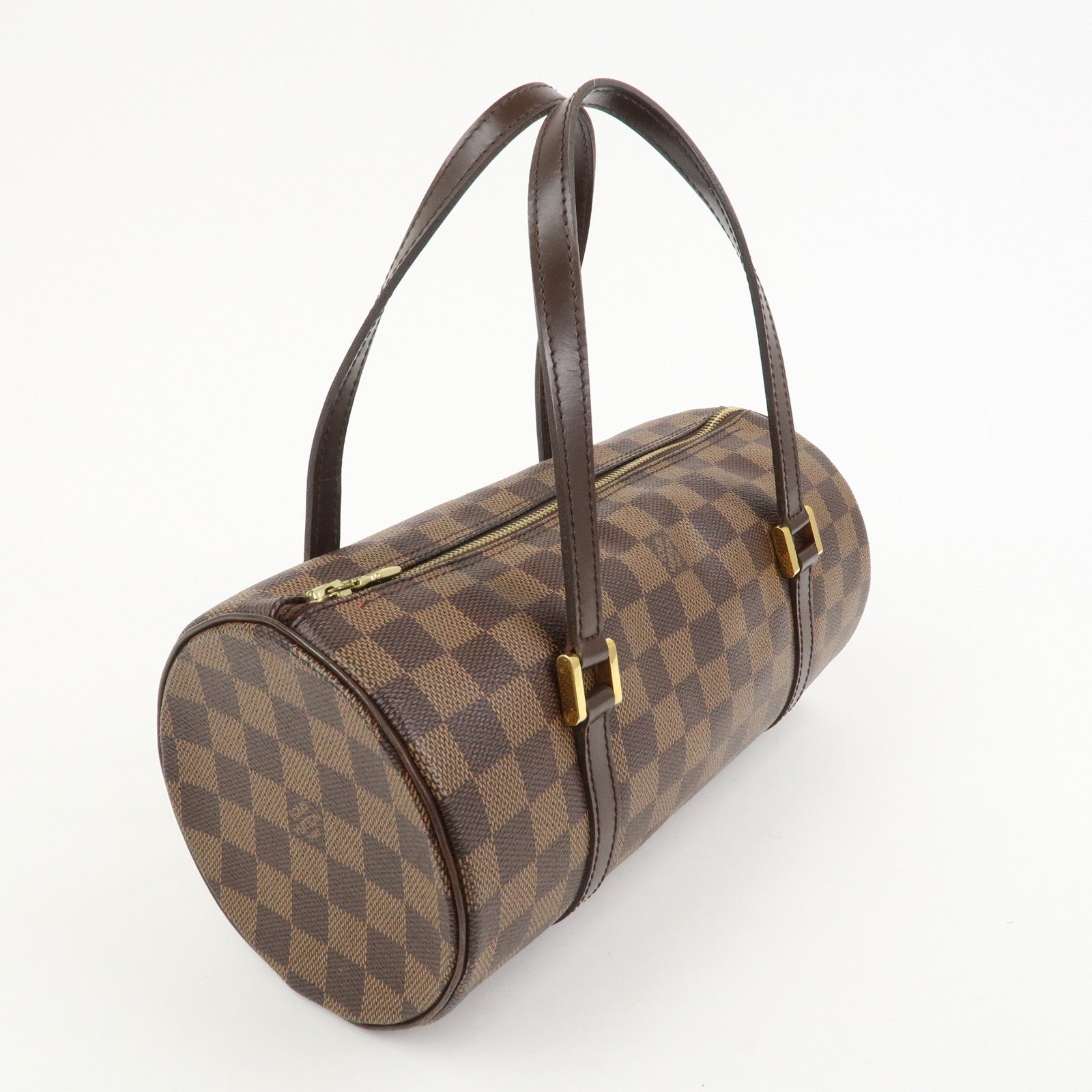Louis Vuitton Damier Ebene Papillon 26 Hand Bag Brown N51304