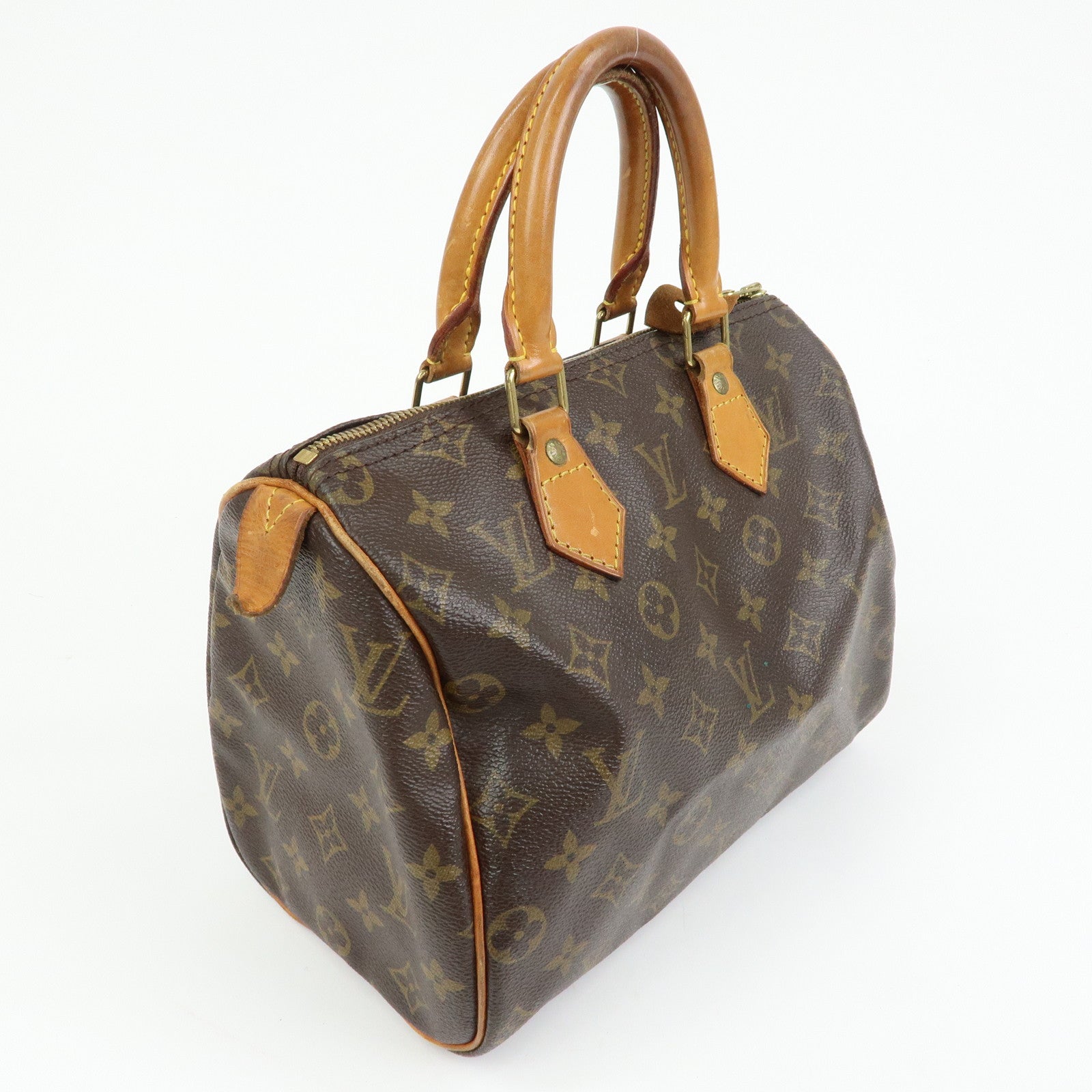 Louis Vuitton Monogram Speedy 25 Boston Bag Hand Bag Brown M41528