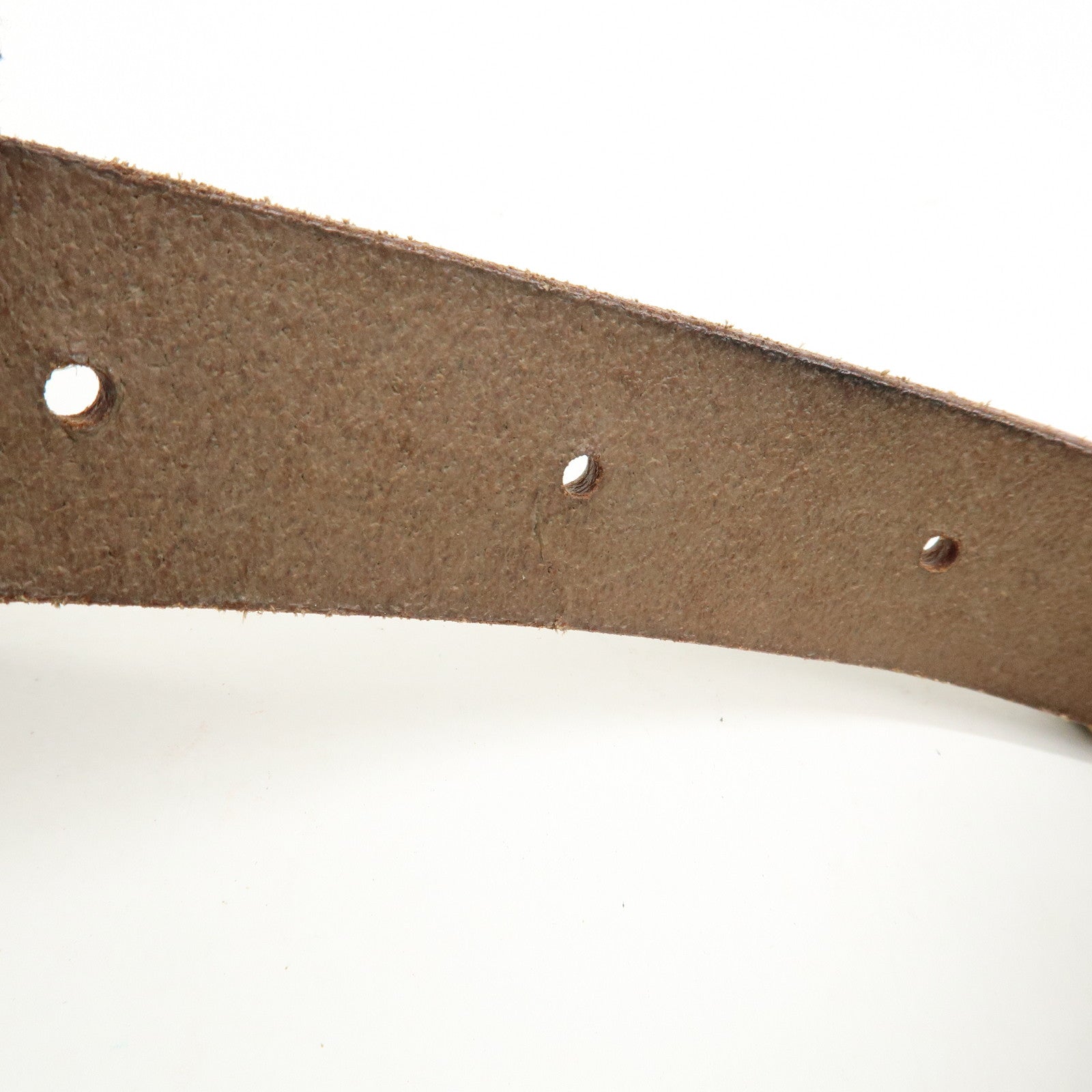 BOTTEGA VENETA Intrecciato Leather Shoulder Bag Brown Used