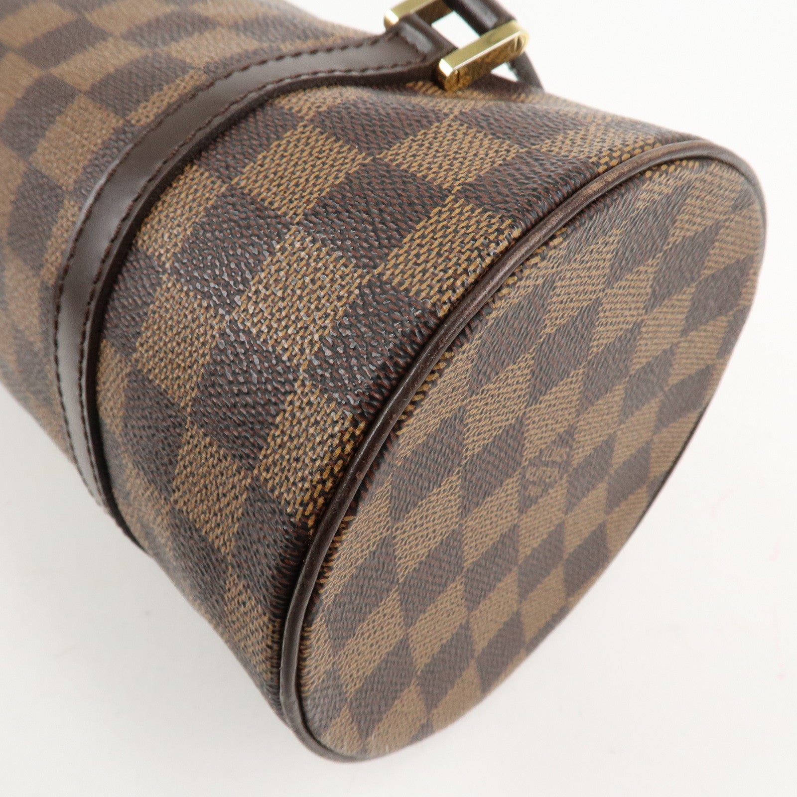 Louis Vuitton Damier Ebene Papillon 26 Hand Bag Brown N51304 Used
