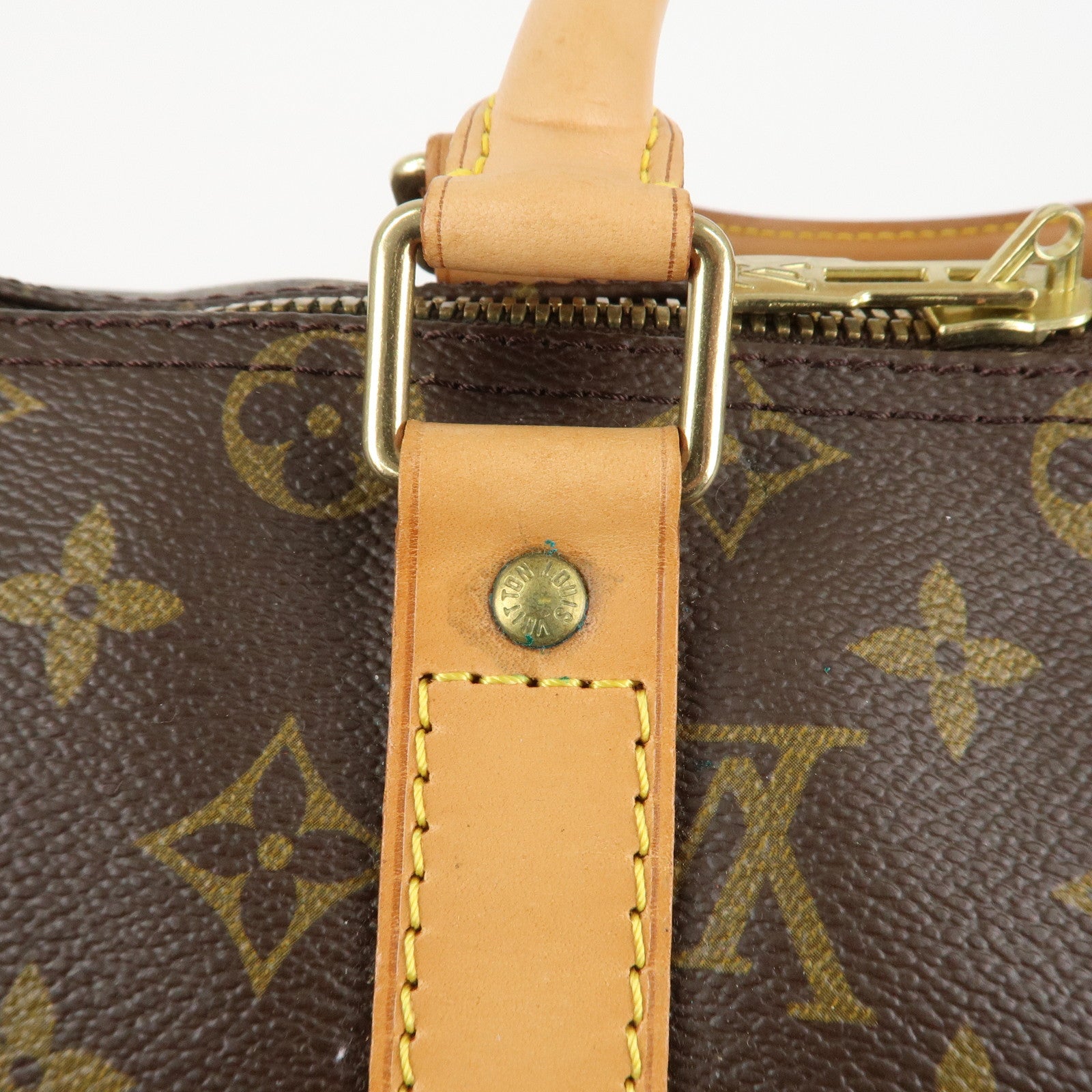 Louis Vuitton Monogram Keep All Bandouliere 45 Boston Bag M41418 Used