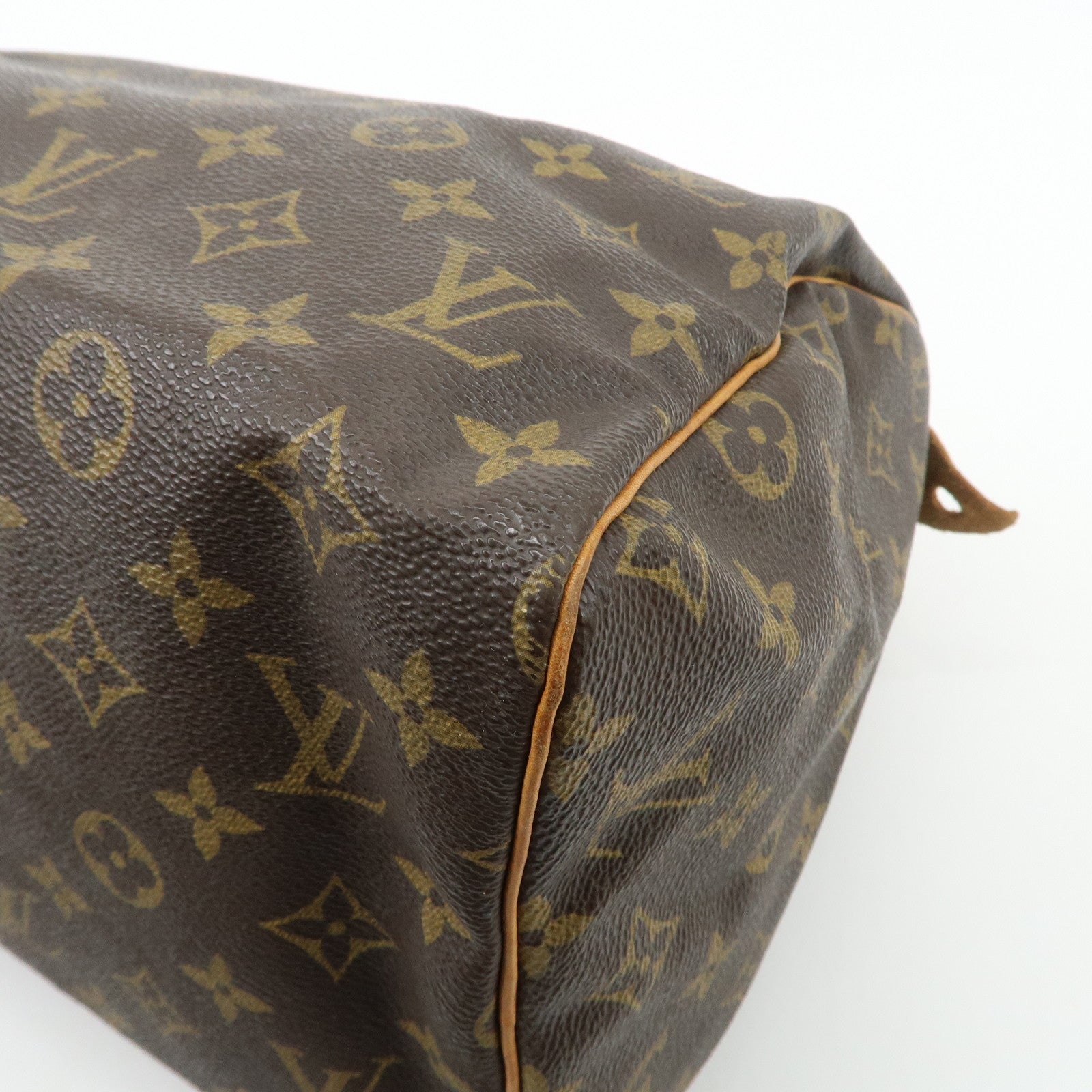 Louis Vuitton Monogram Speedy 30 Hand Bag Boston Bag M41526 Used
