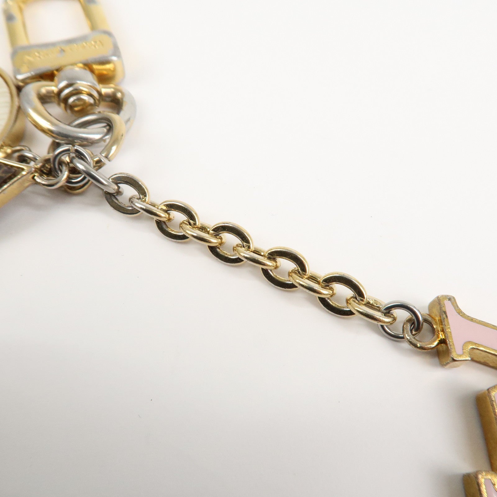 Louis Vuitton Porte Cles Spring Street Bag Charm Gold M69008 Used