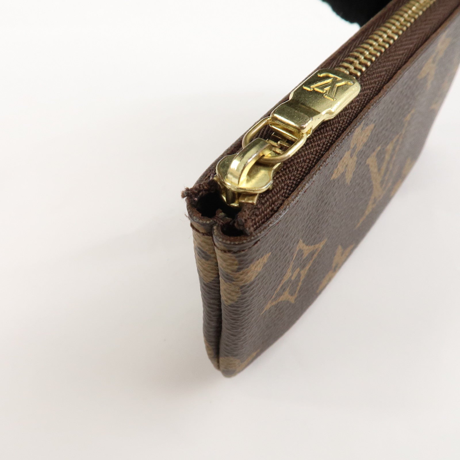Louis Vuitton Monogram Pochette Cles Coin Case Key Case M62650 Used