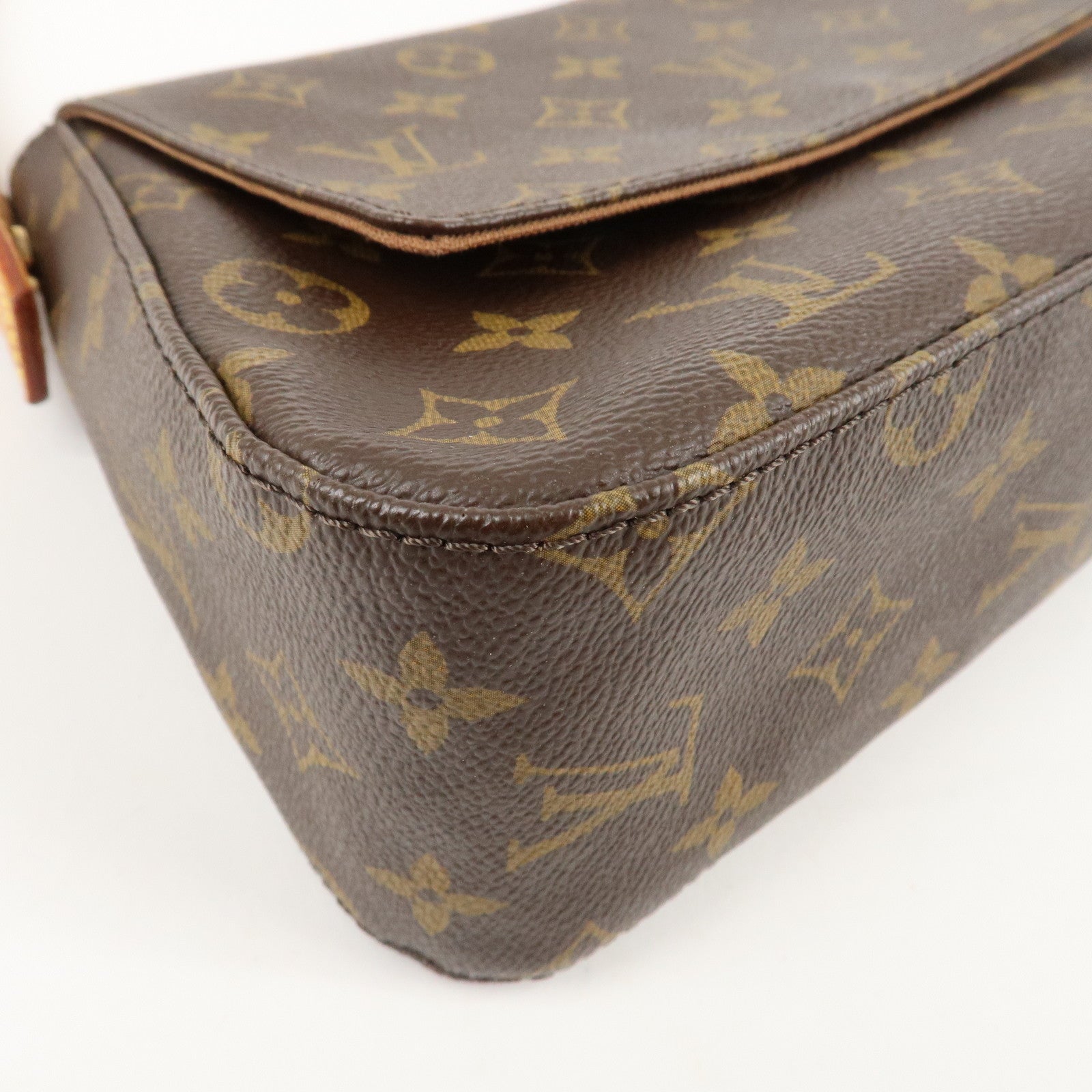 Louis Vuitton Monogram Mini Looping Shoulder Bag Hand Bag M51147 Used