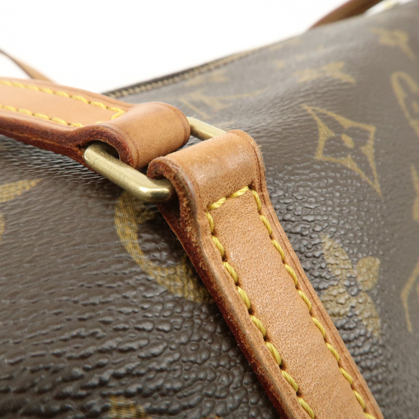 Louis Vuitton Monogram Papillon 30 Hand Bag New Style Brown M51385 Used