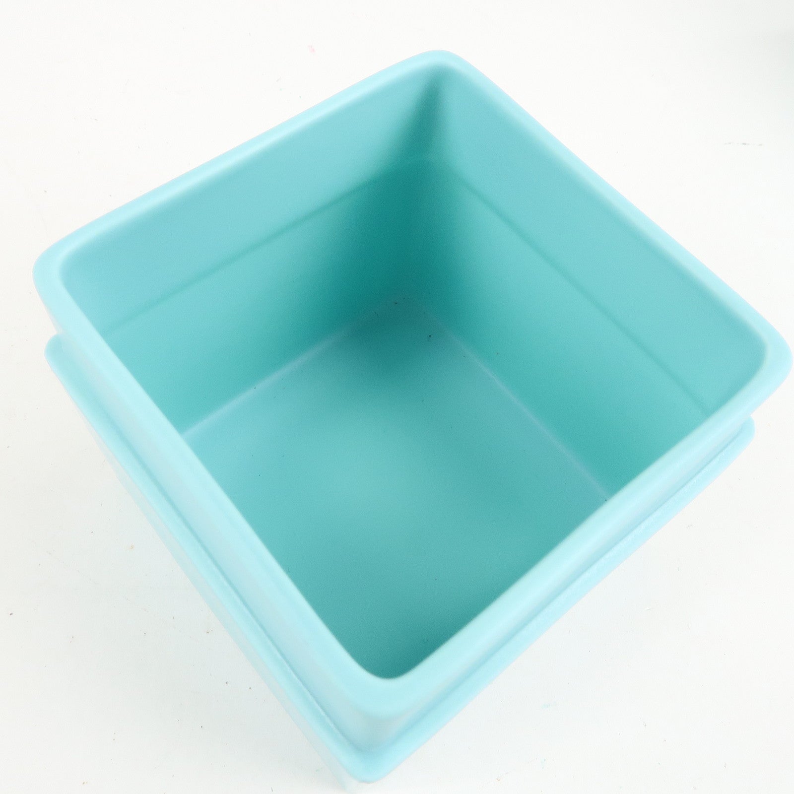 Tiffany&Co. Set of 2 Bone Ash Bone China Pottery Box Blue Used