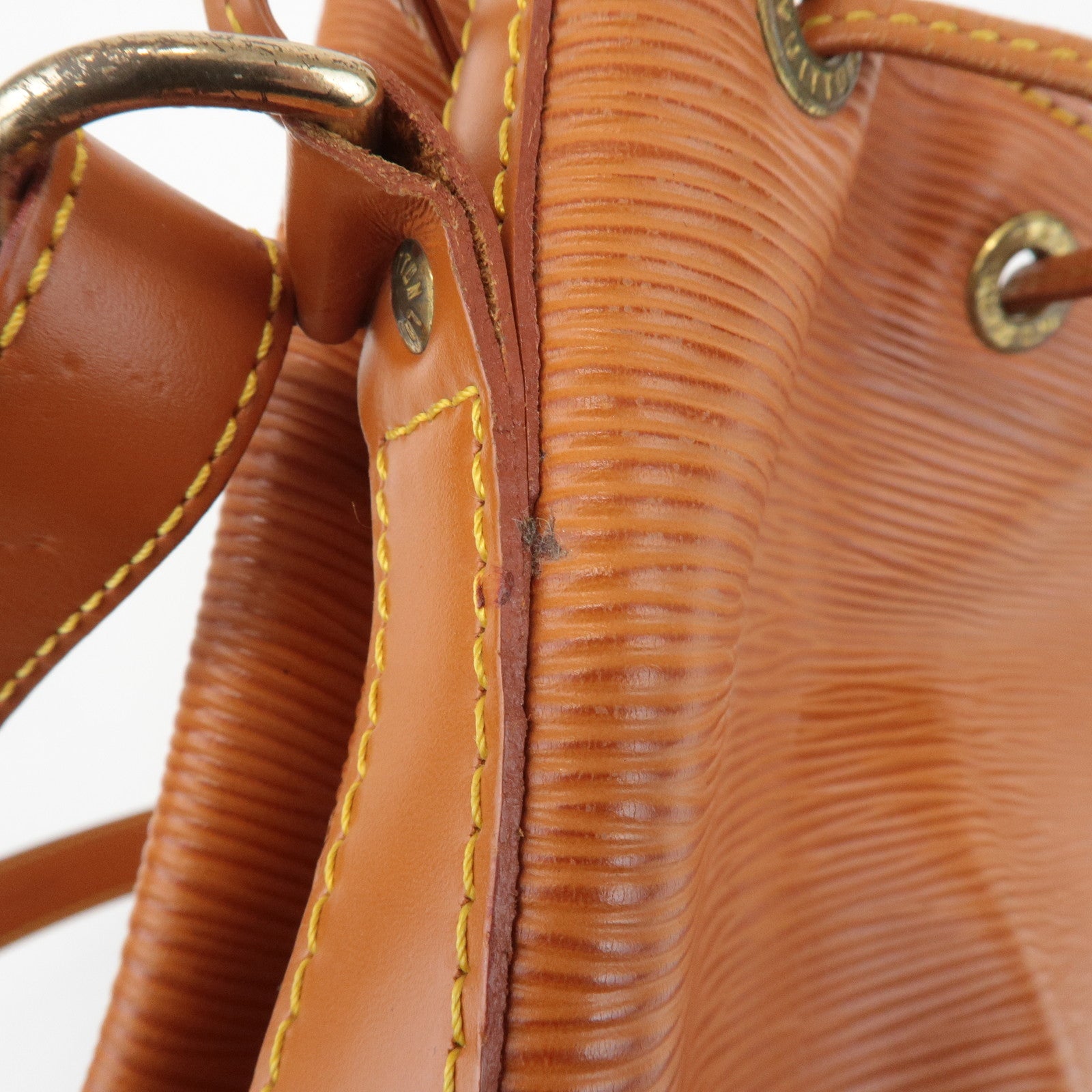 Louis Vuitton Epi Petit Noe Shoulder Bag Kenya Brown M44103 Used