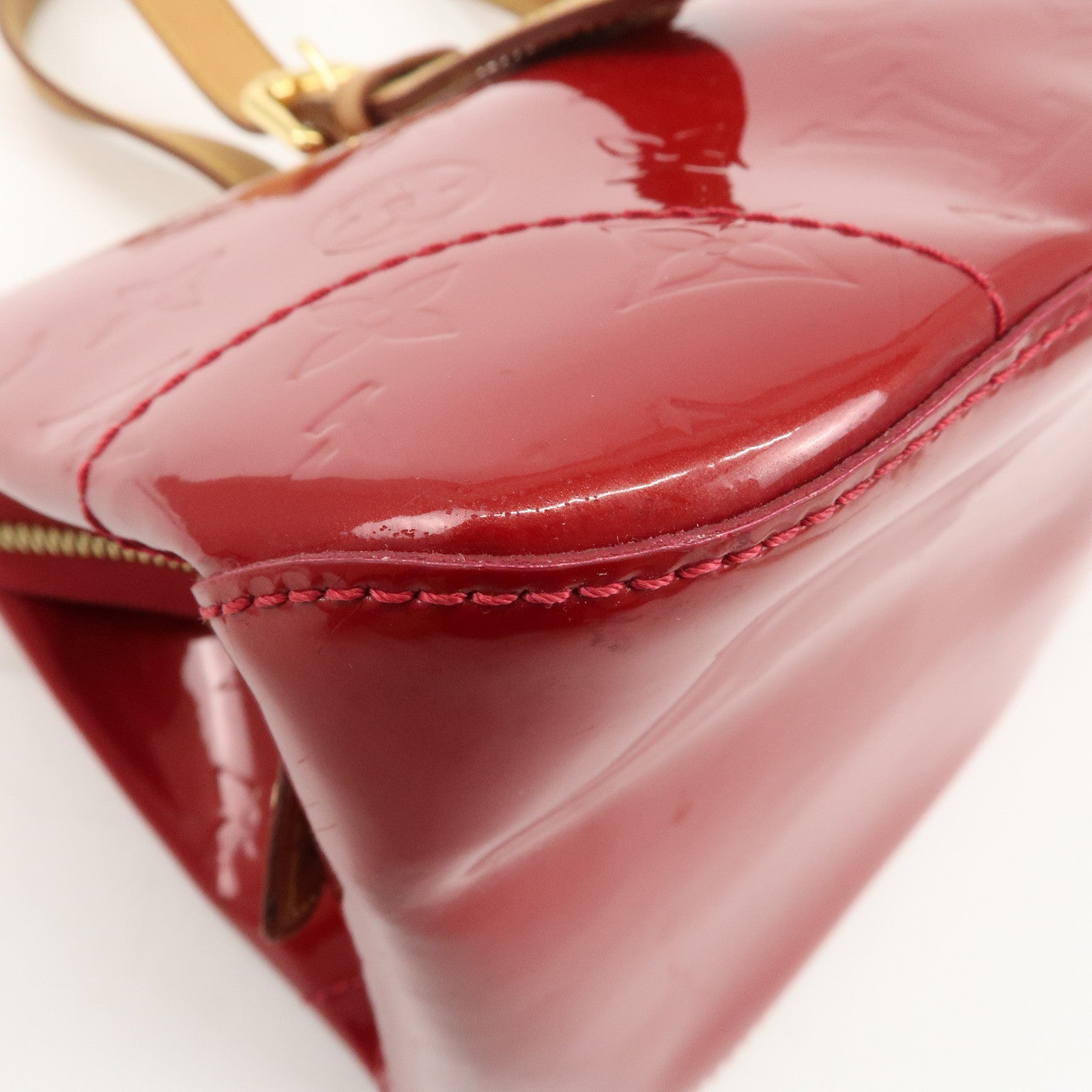 Louis Vuitton Vernis Rosewood Avenue Hand Bag Pomme D'Amour M93507 Used