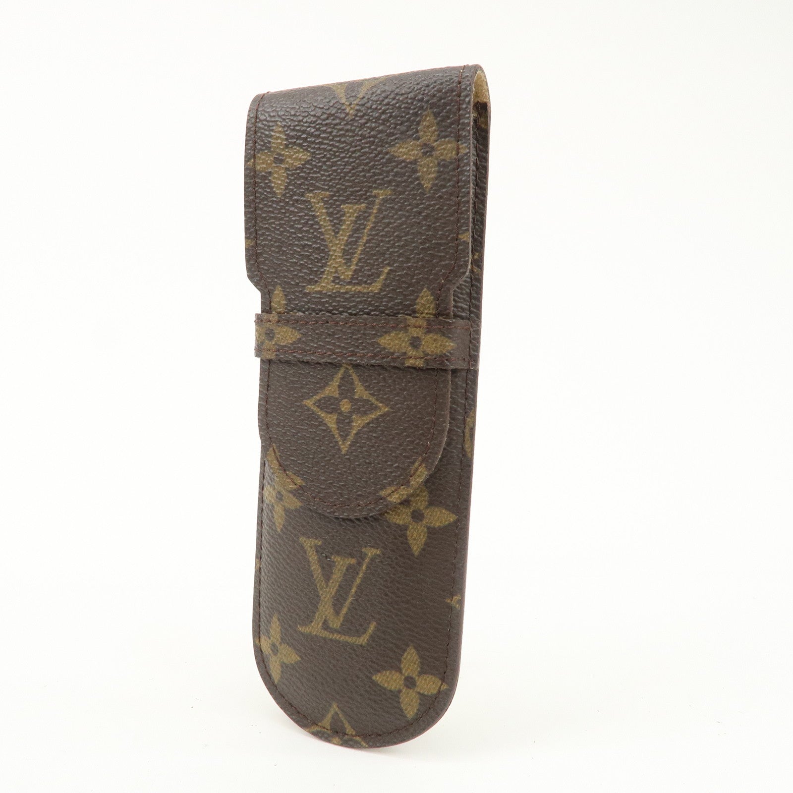 Louis Vuitton Monogram Taiga Set of 3 Glasses Case M62990 M30364 Used