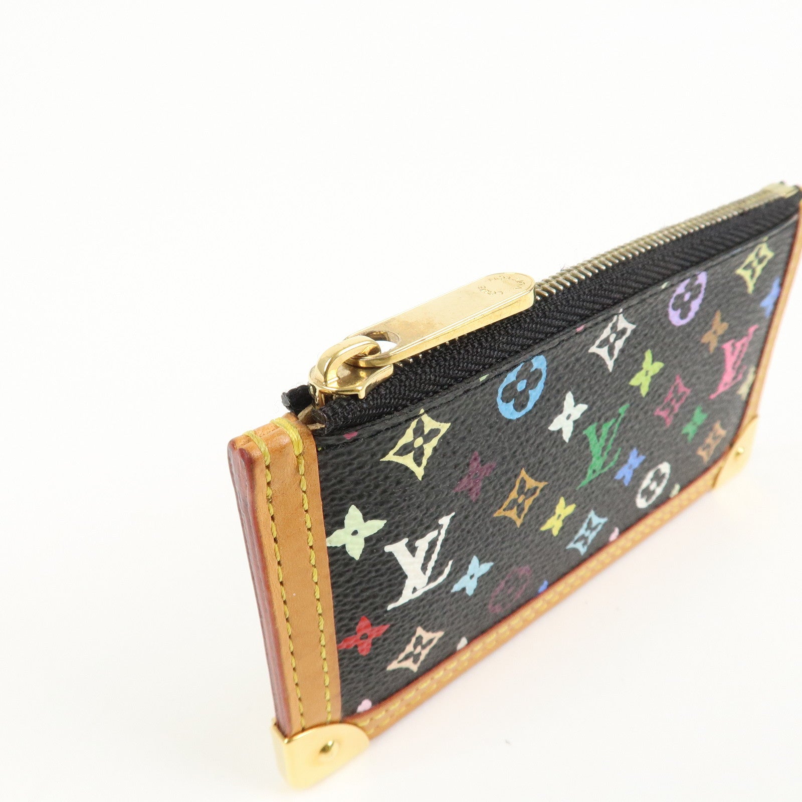 Louis Vuitton Monogram Multicolor Pochette Cles Noir M92654 Used