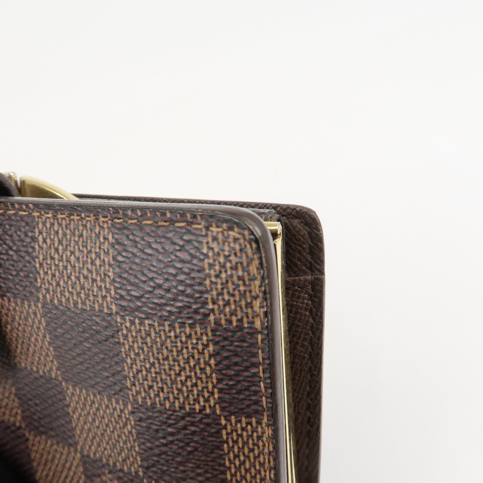 Louis Vuitton Damier Portefeuille Viennois Wallet N61674 Used